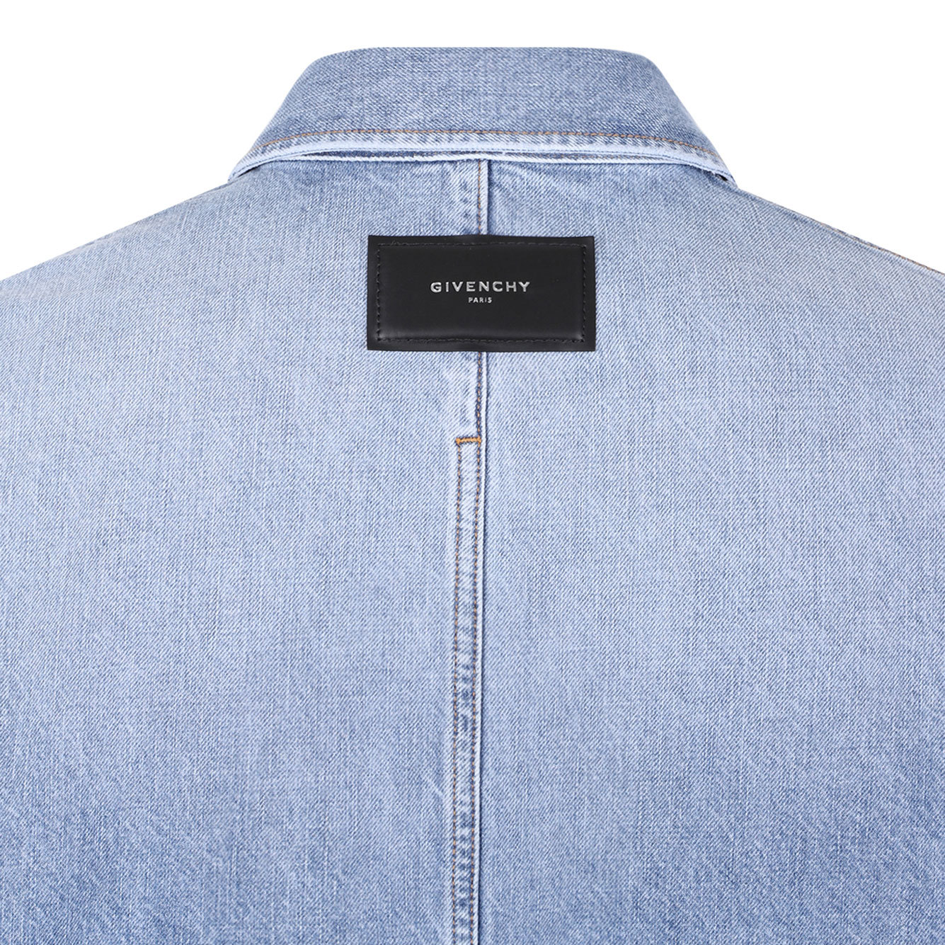 Givenchy Denim Overshirt Jacket In Blue