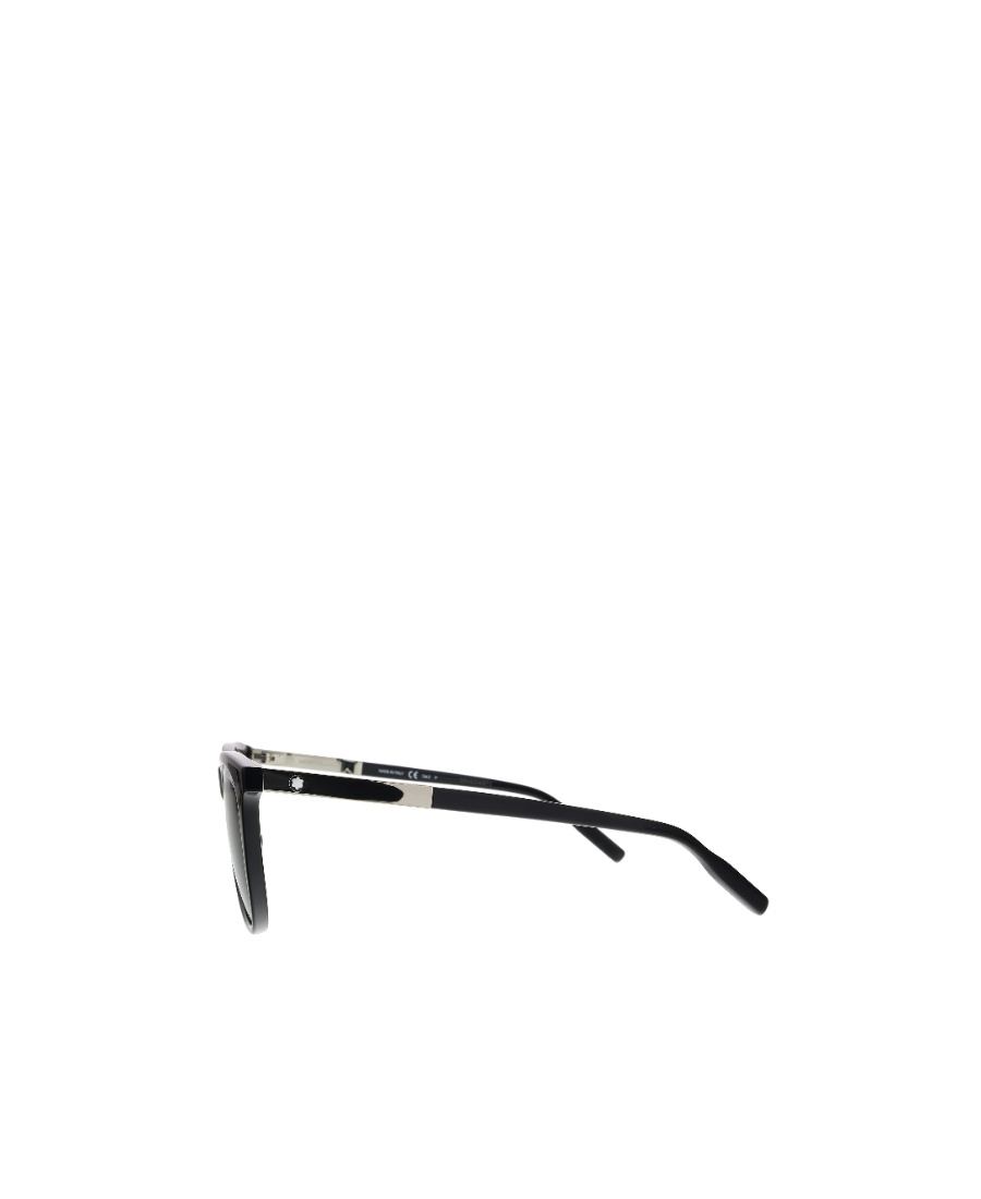 Montblanc Round Sunglasses In Black