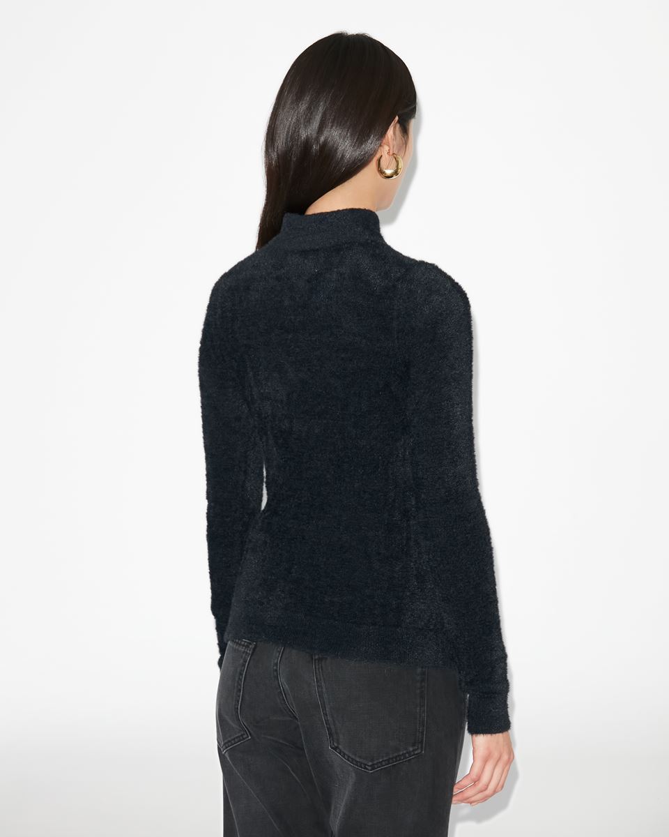 Isabel Marant Étoile Mayers Faux-fur Cut-out Jumper In Black