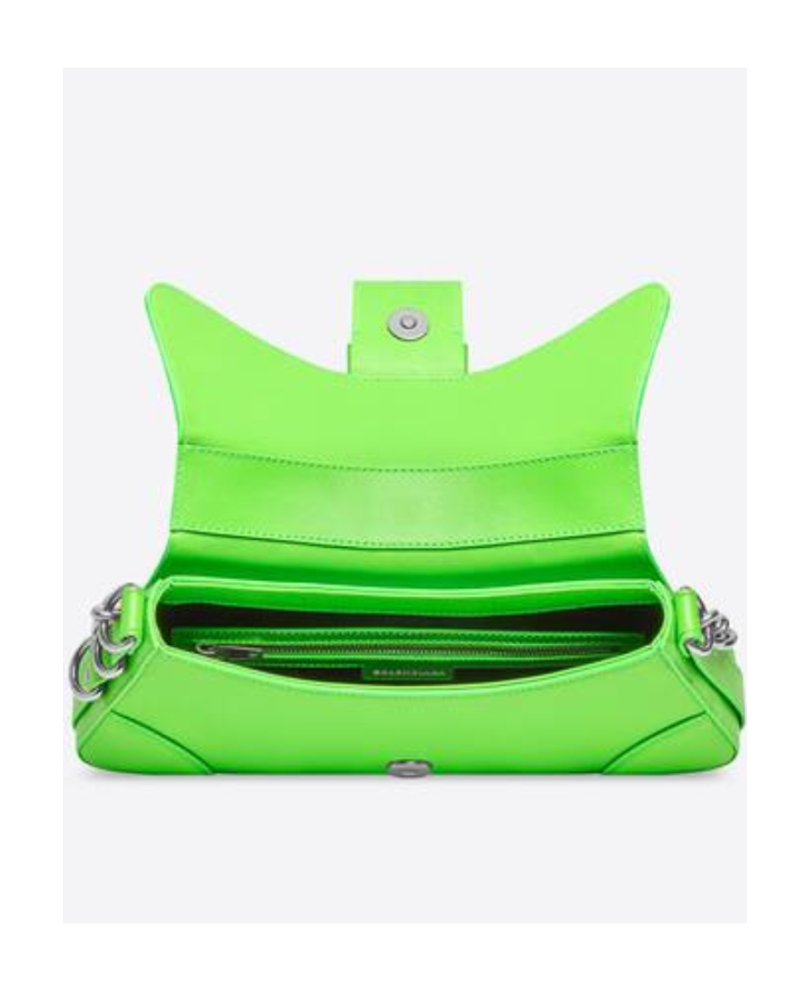 Balenciaga Women's Lindsay Small Shoulder Bag With Strap  In Bright Green In Green