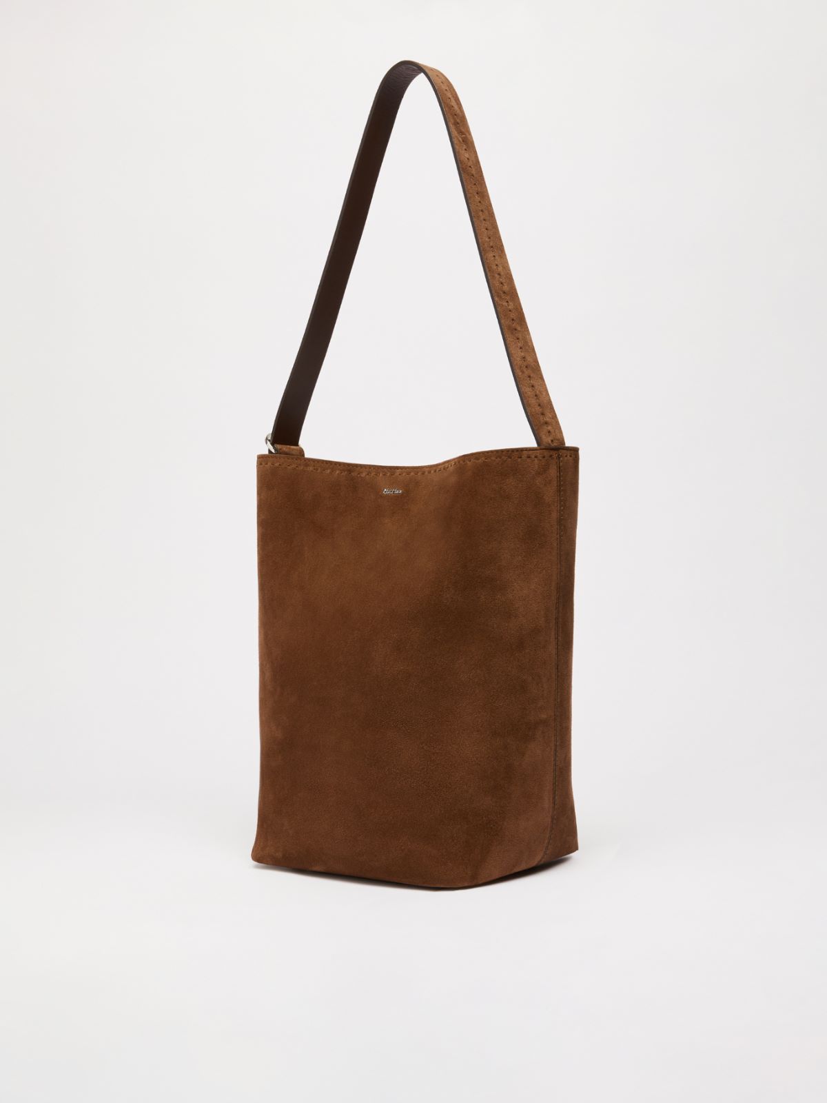 Max Mara Small Archetipo Bag In Split Leather