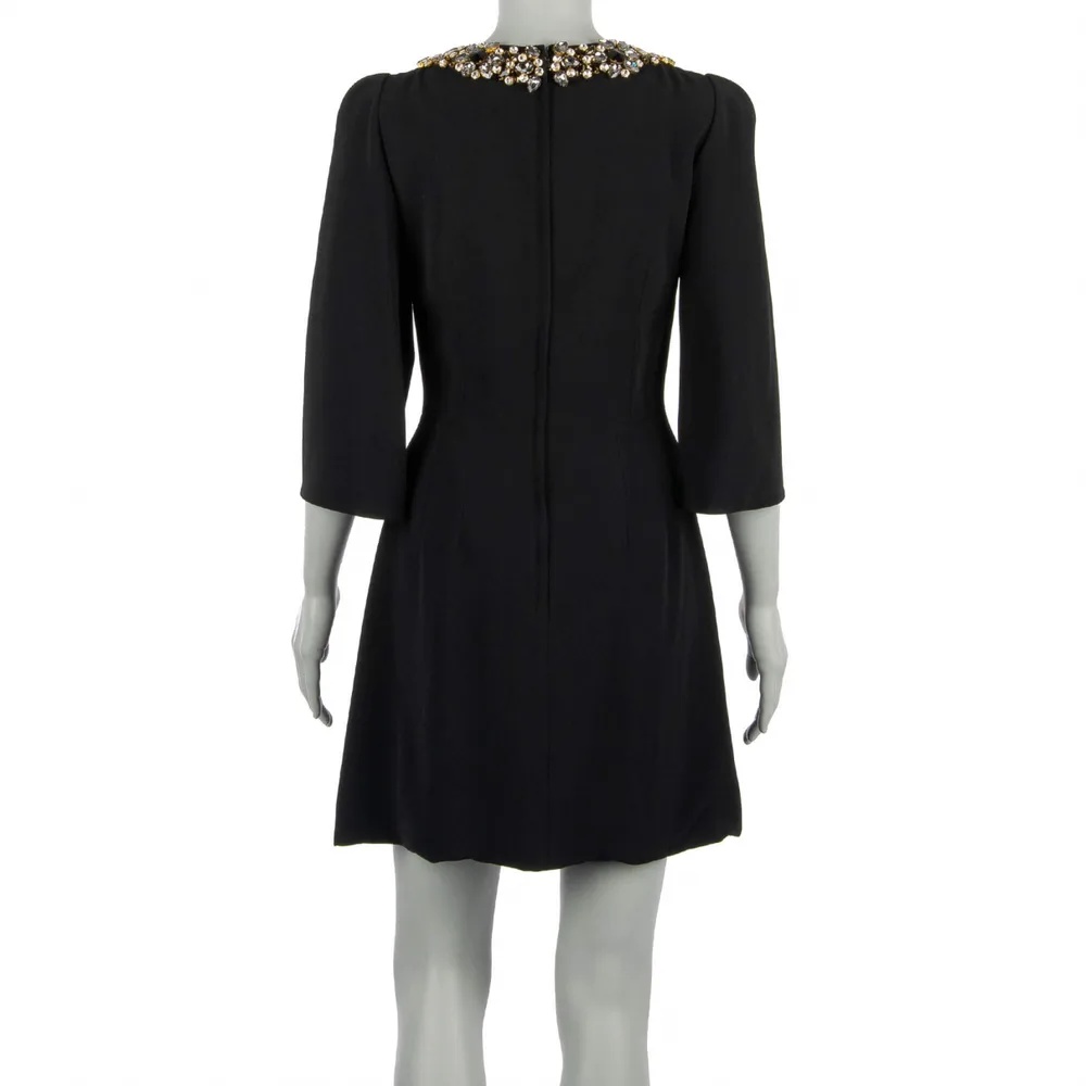 DOLCE & GABBANA ROUND NECK DRESS