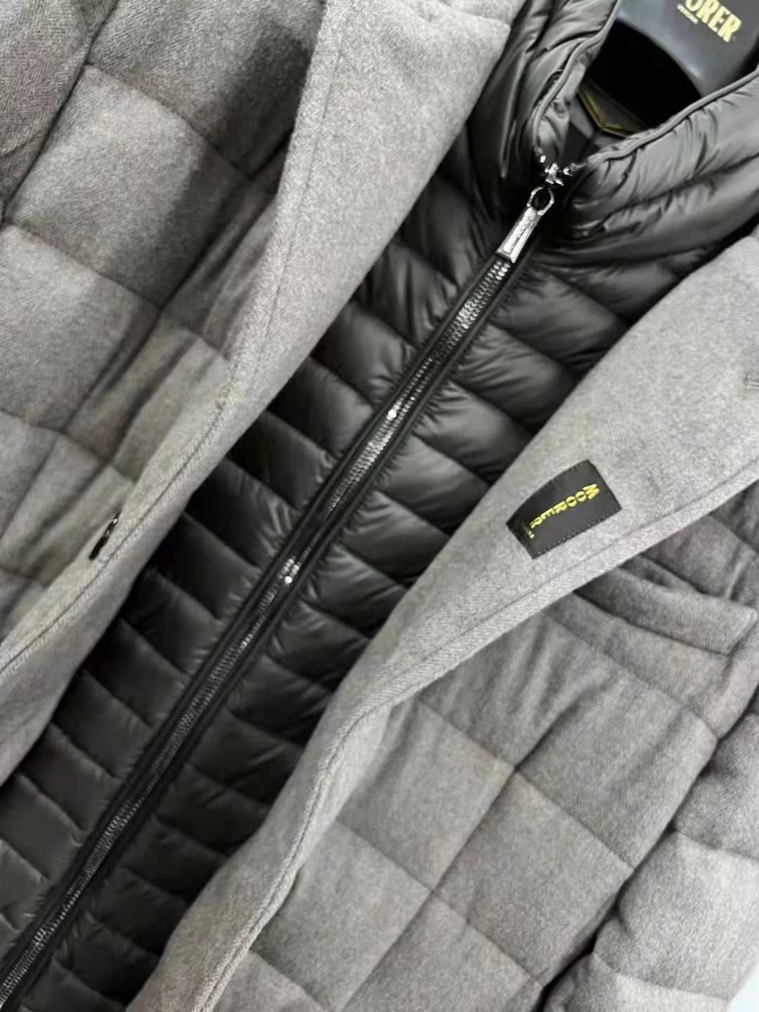 Moorer Nomo Quilted Down Jacket In Black