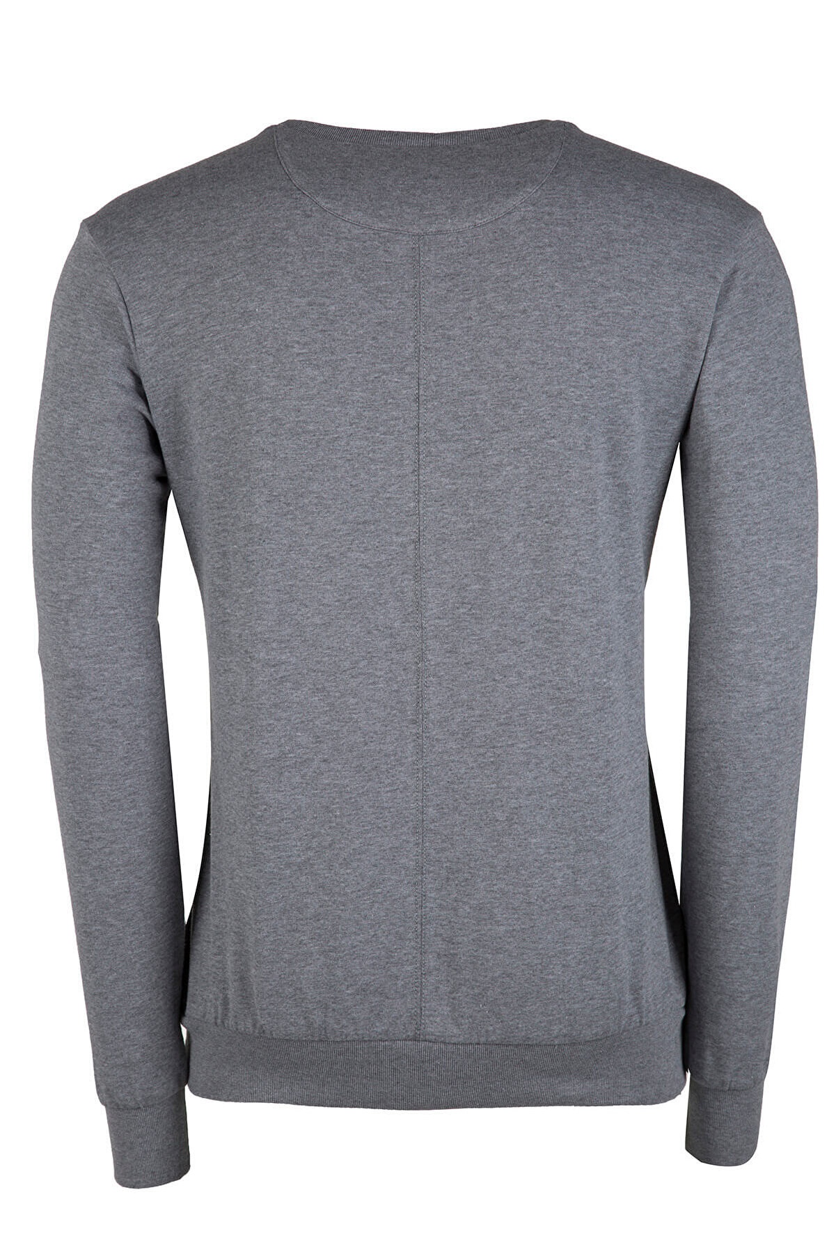 Paul & Shark Round-necked Logo Sweater In Gray