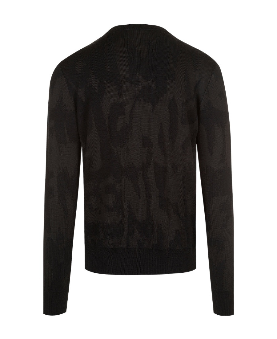 ALEXANDER MCQUEEN ALEXANDER MCQUEEN LOGO JACQUARD KNITTED JUMPER