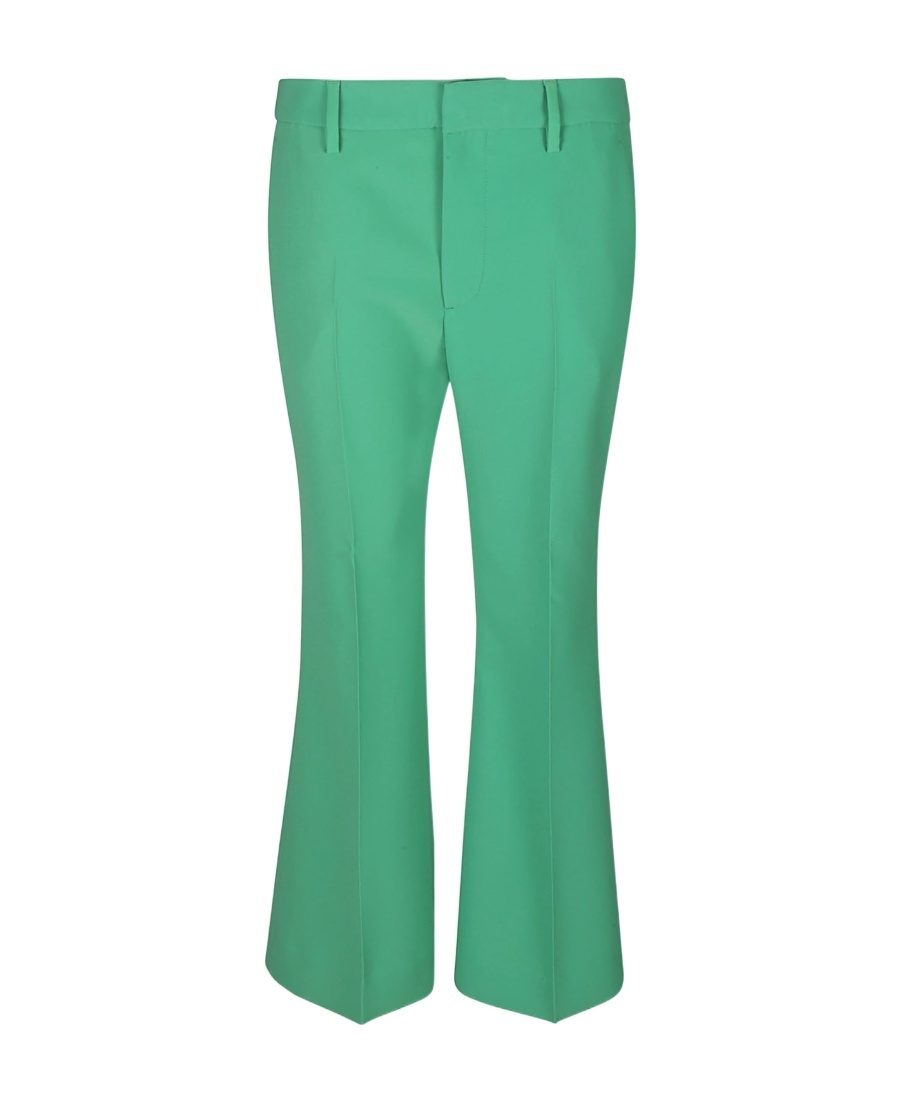 Dsquared2 Kick-flare Cropped Trousers In Green