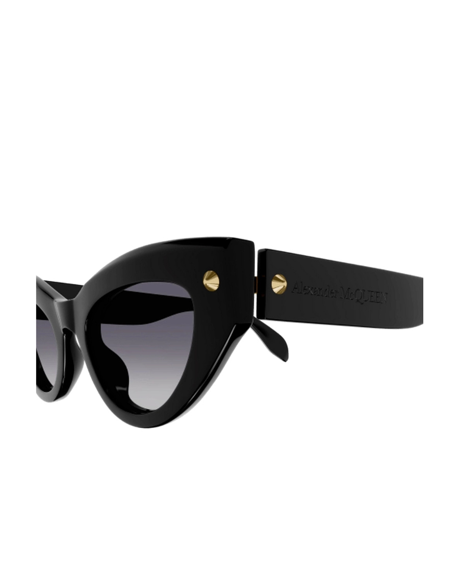 Alexander Mcqueen Eyewear Cat-eye Frame Sunglasses In Black