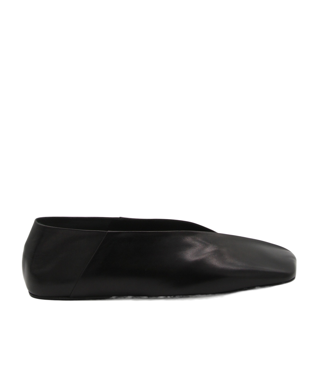 Jil Sander Tripon Ballerina Shoes In Black