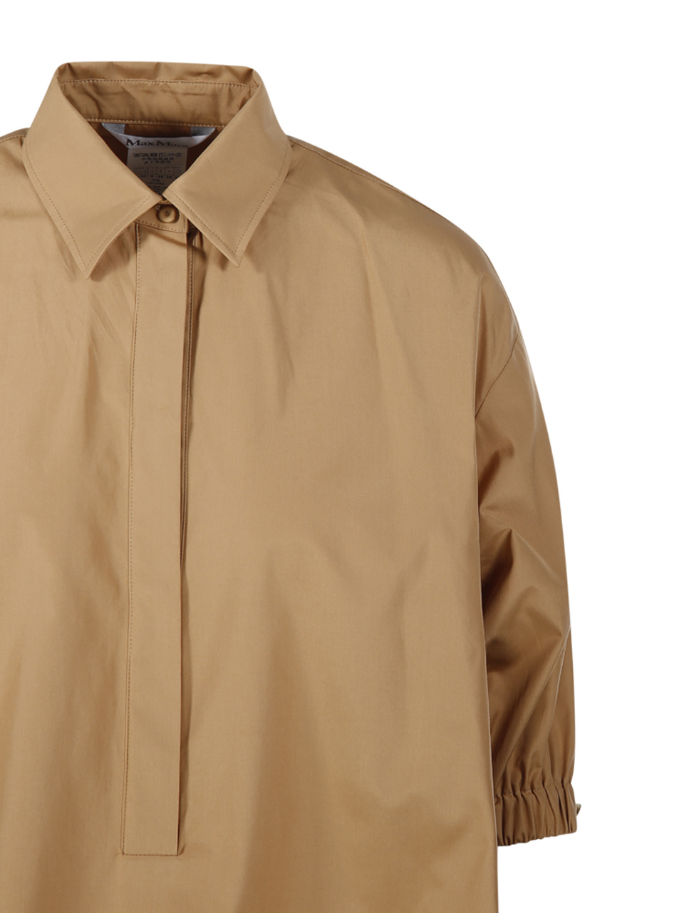 Max Mara Teano Oversized Shirt In Nude