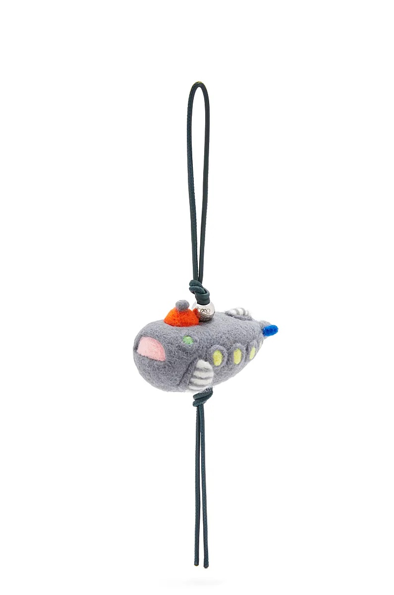Loewe X Suna Fujita Submarine Charm In Gray