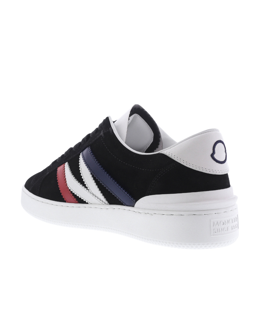 Shop Moncler Monaco M Low-top Sneakers In Black