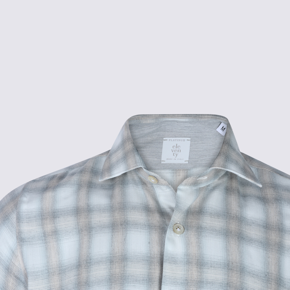 Eleventy Relaxed Plaid Long Sleeve Button-down Shirt In Multi
