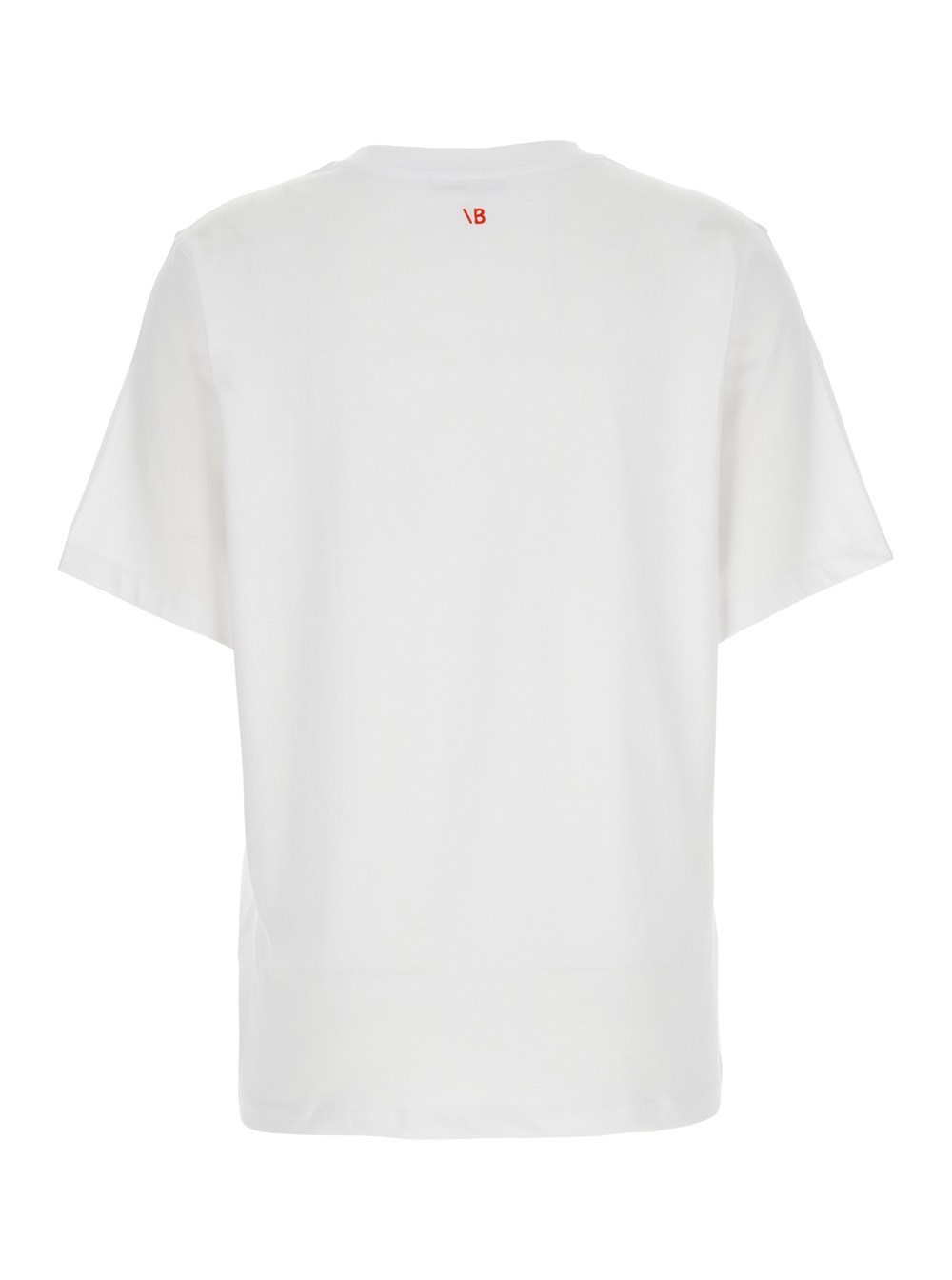 Victoria Beckham White T-shirt With Slogan Lettering On The Front In White