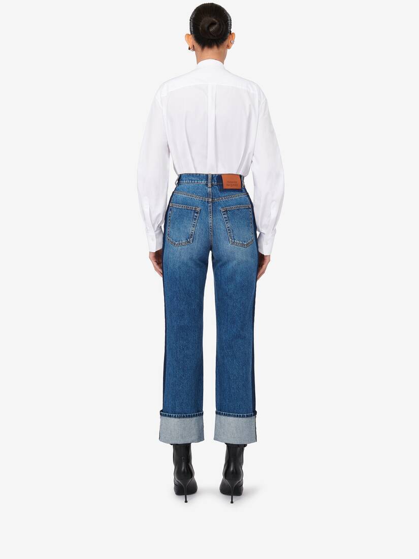 ALEXANDER MCQUEEN ALEXANDER MCQUEEN STRAIGHT-LEG BOYFRIEND JEANS 