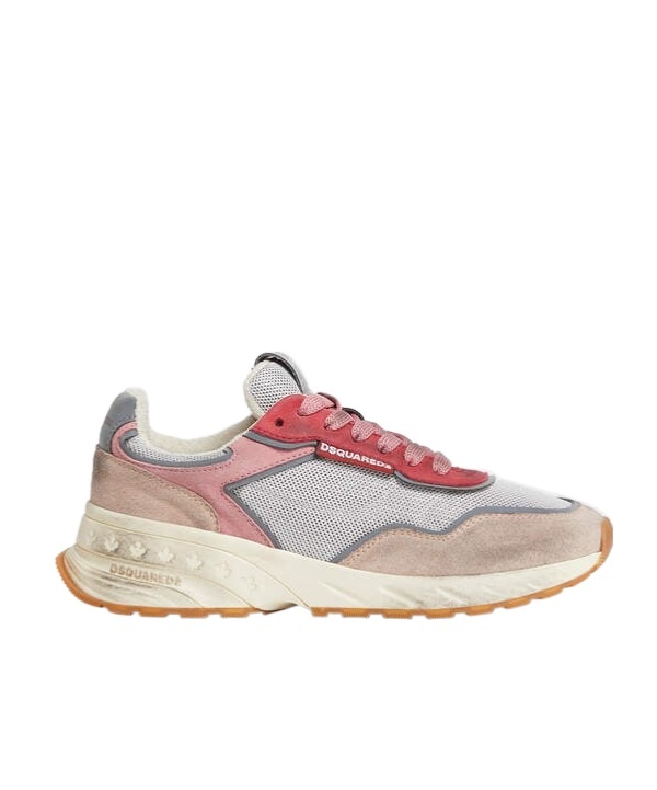 Shop Dsquared2 Distressed-finish Sneakers In White