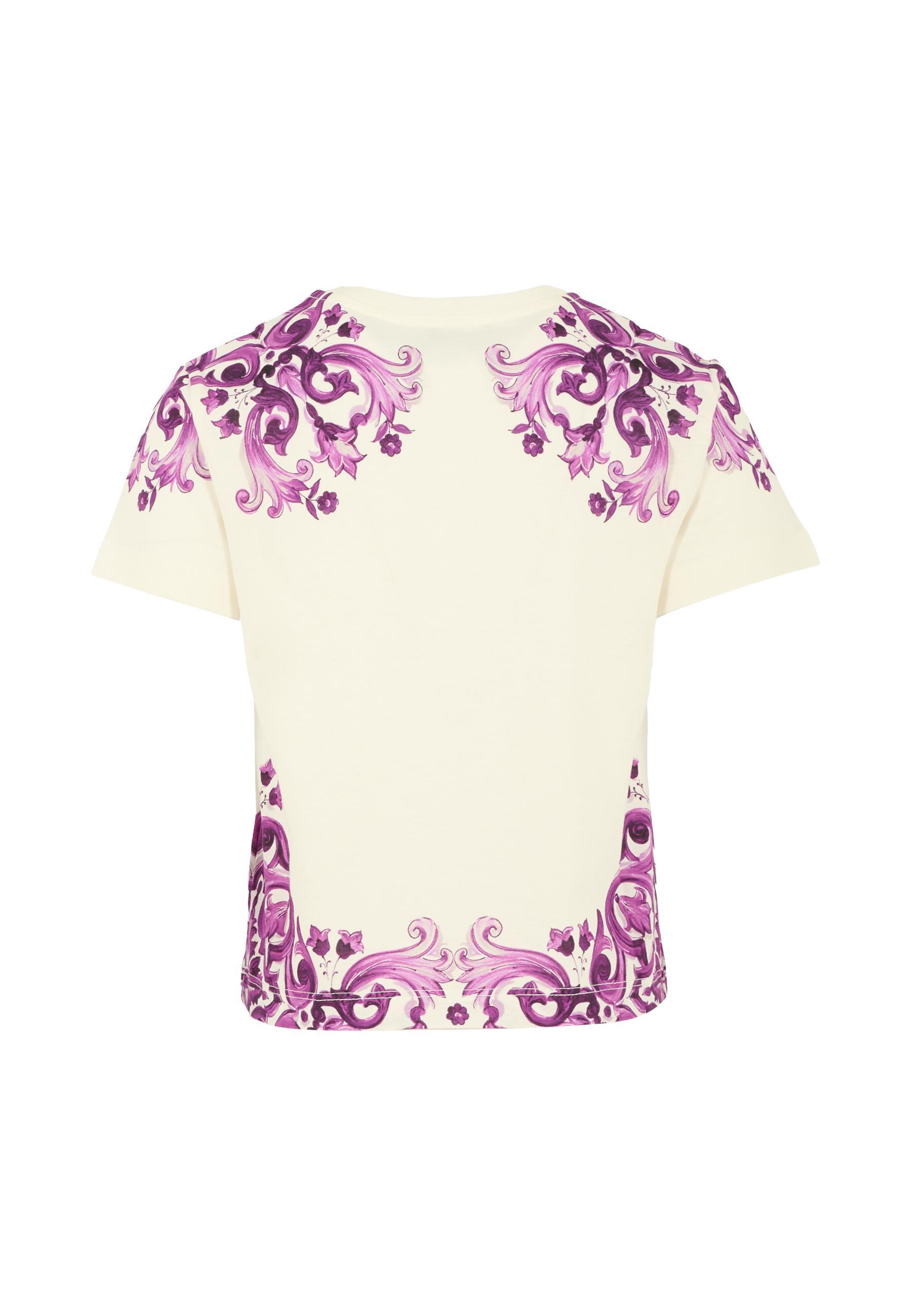 Dolce & Gabbana Majolica-print T-shirt In Multi