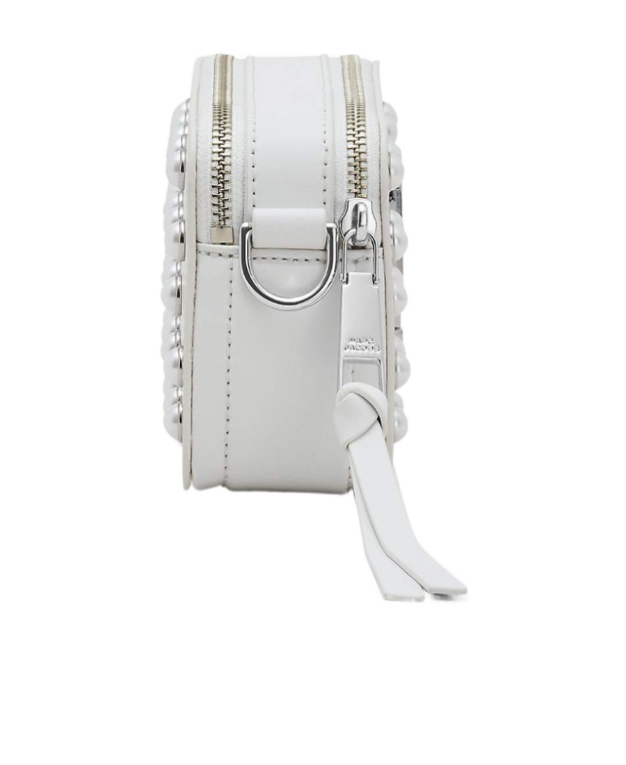 Marc Jacobs The Pearl Snapshot Crossbody Bag In White