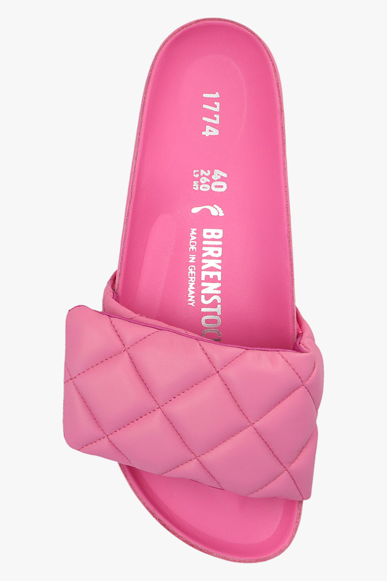 Birkenstock Sylt Padded Leather Sandals In Pink
