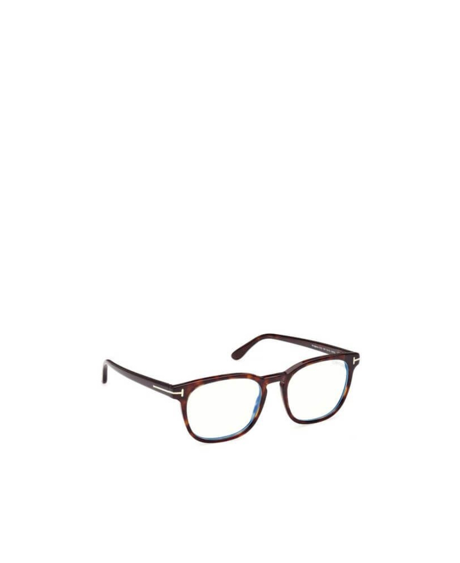 Tom Ford Geometric Frame Flat Mirror In Brown