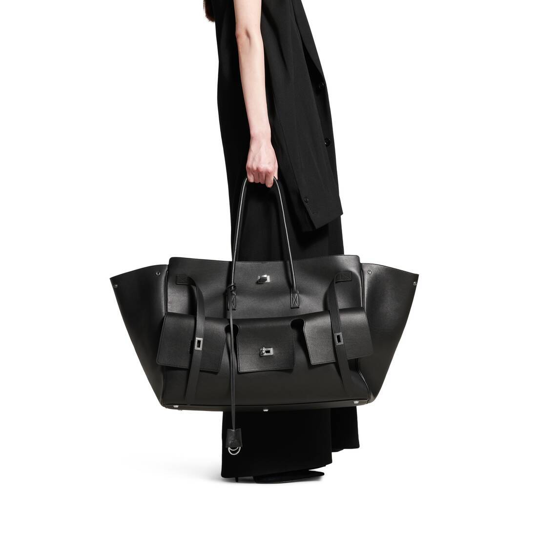 Balenciaga Bel Air Xl Carry All Bag In Black In Black