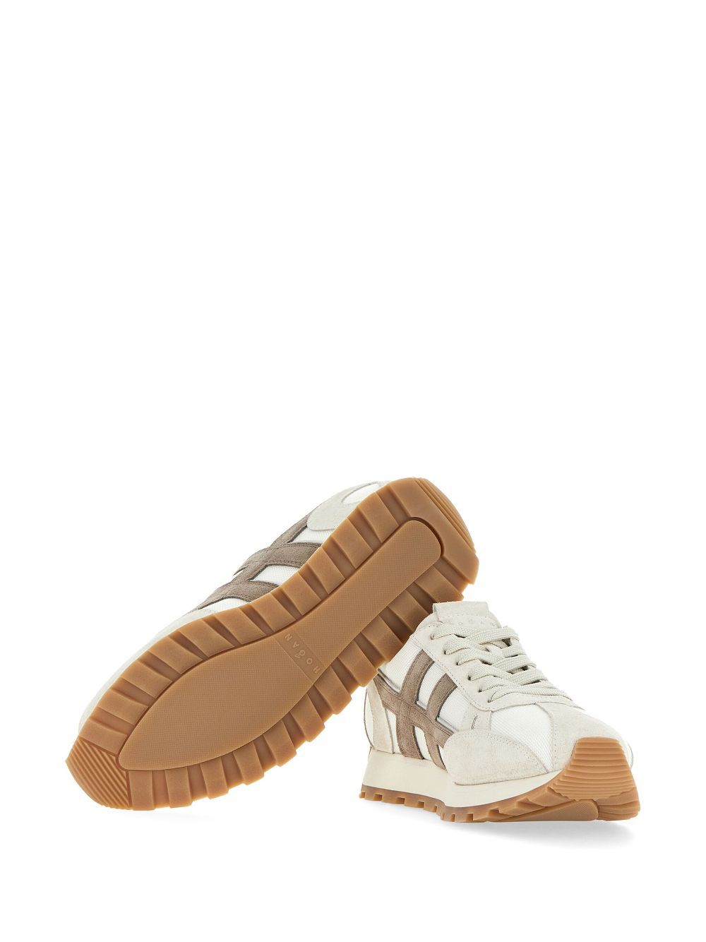 Hogan Men's 86er Suede And Mesh Sneakers In White