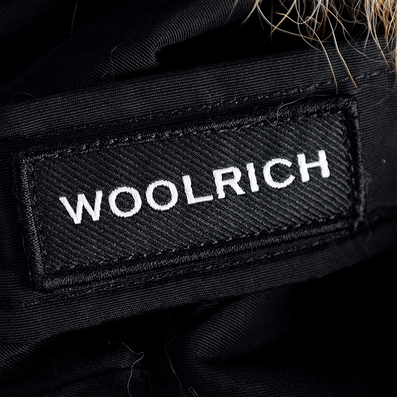 Woolrich Architect Stretched Parka In Black