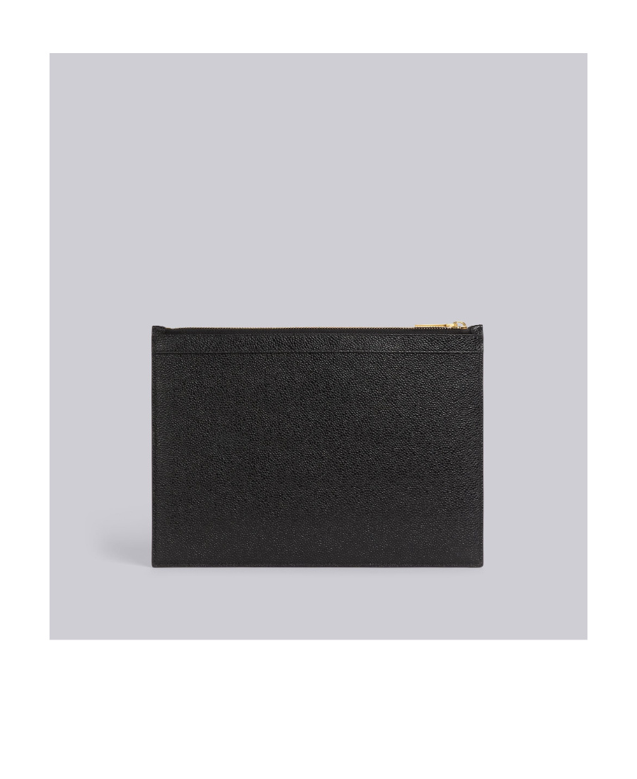 Thom Browne Pebbled Rectangular Clutch Bag