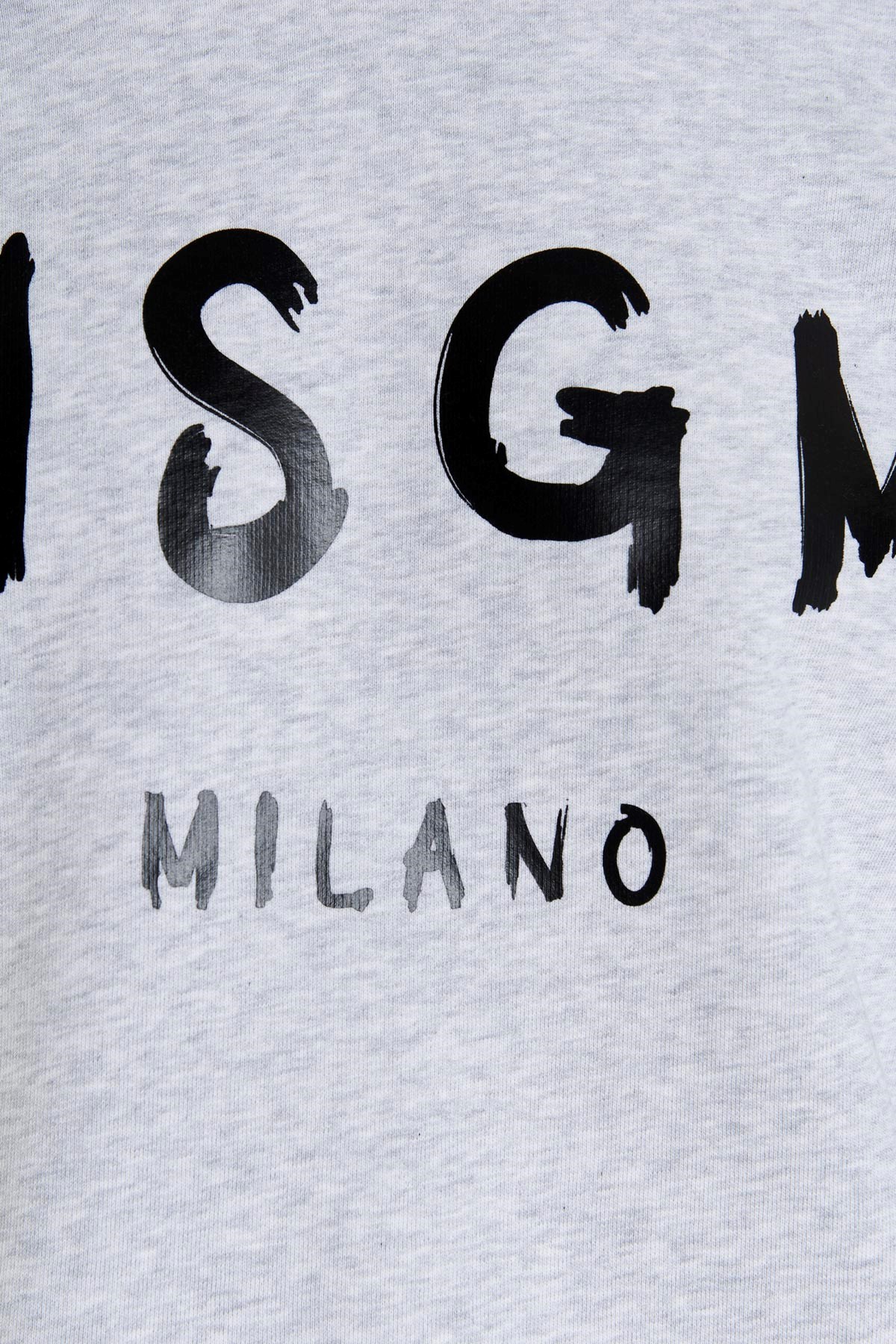 Msgm Printed Leisure Sweater In White