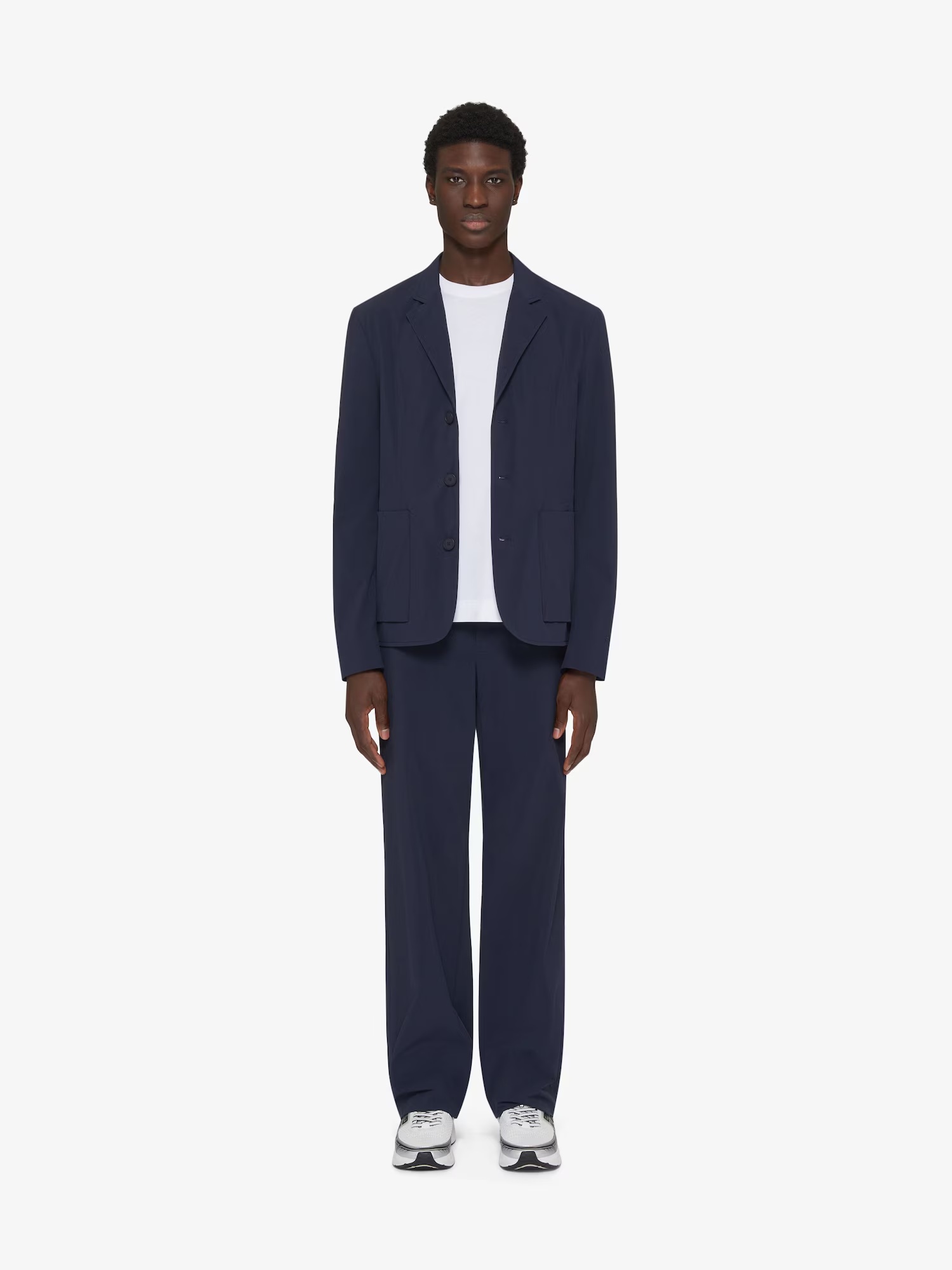 Givenchy Belt-loop Formal Trousers In Blue
