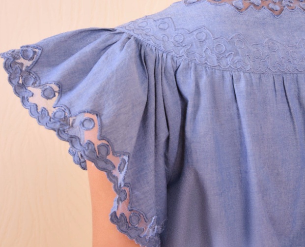 Ulla Johnson Effie Top In Blue