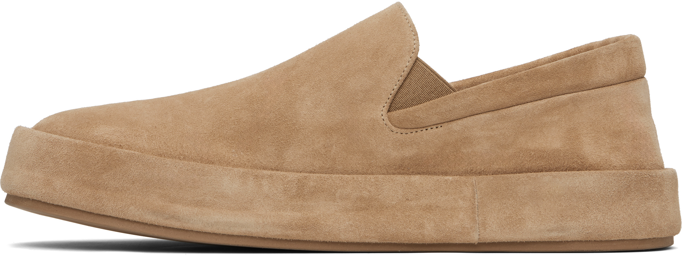 Marsèll Tan Cassapelle Slip-on Sneakers In Brown
