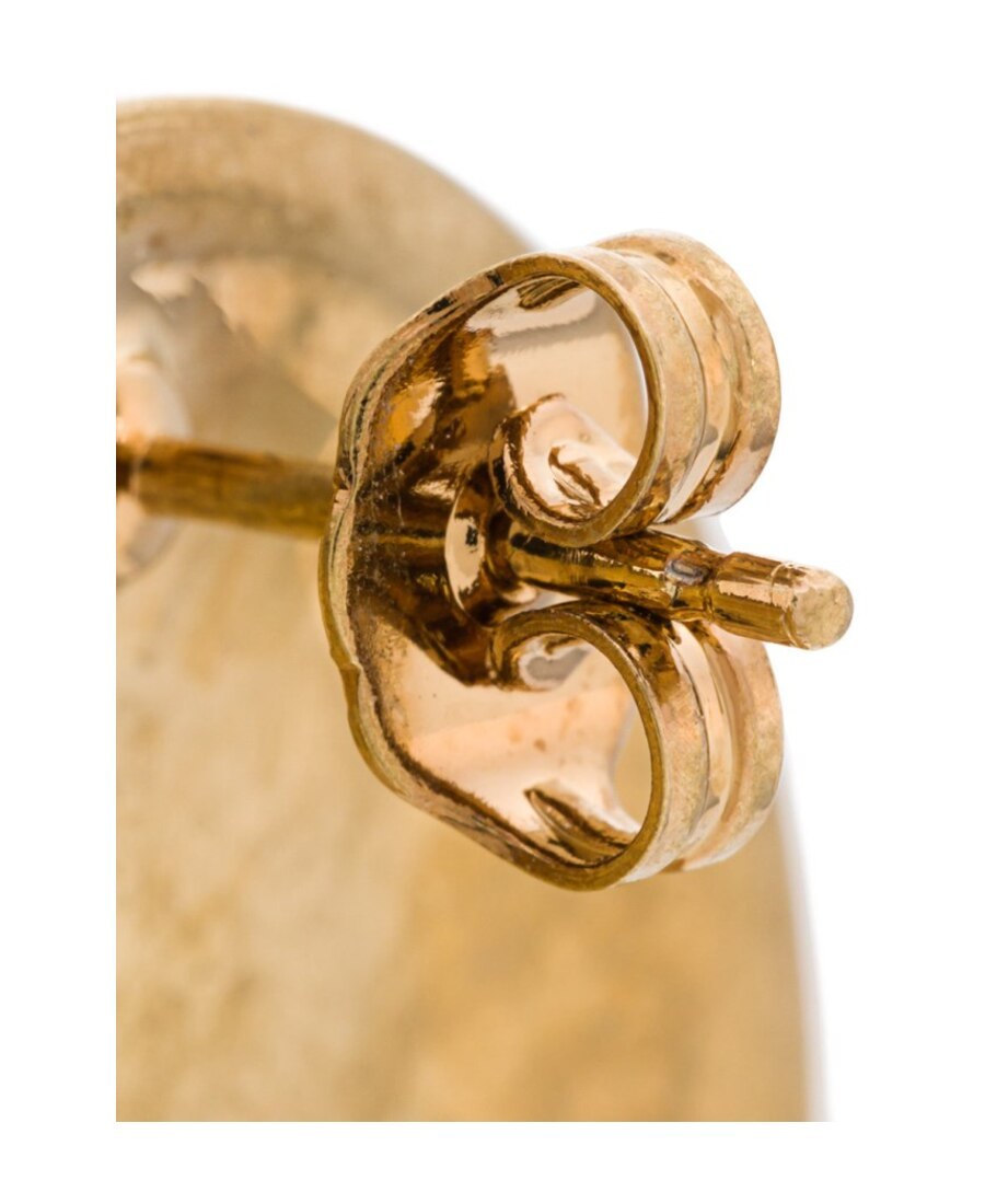 VERSACE MEDUSA EMBOSSED EARRINGS