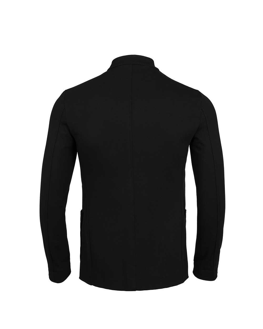 Armani Collezioni Logo Casual Jacket In Black