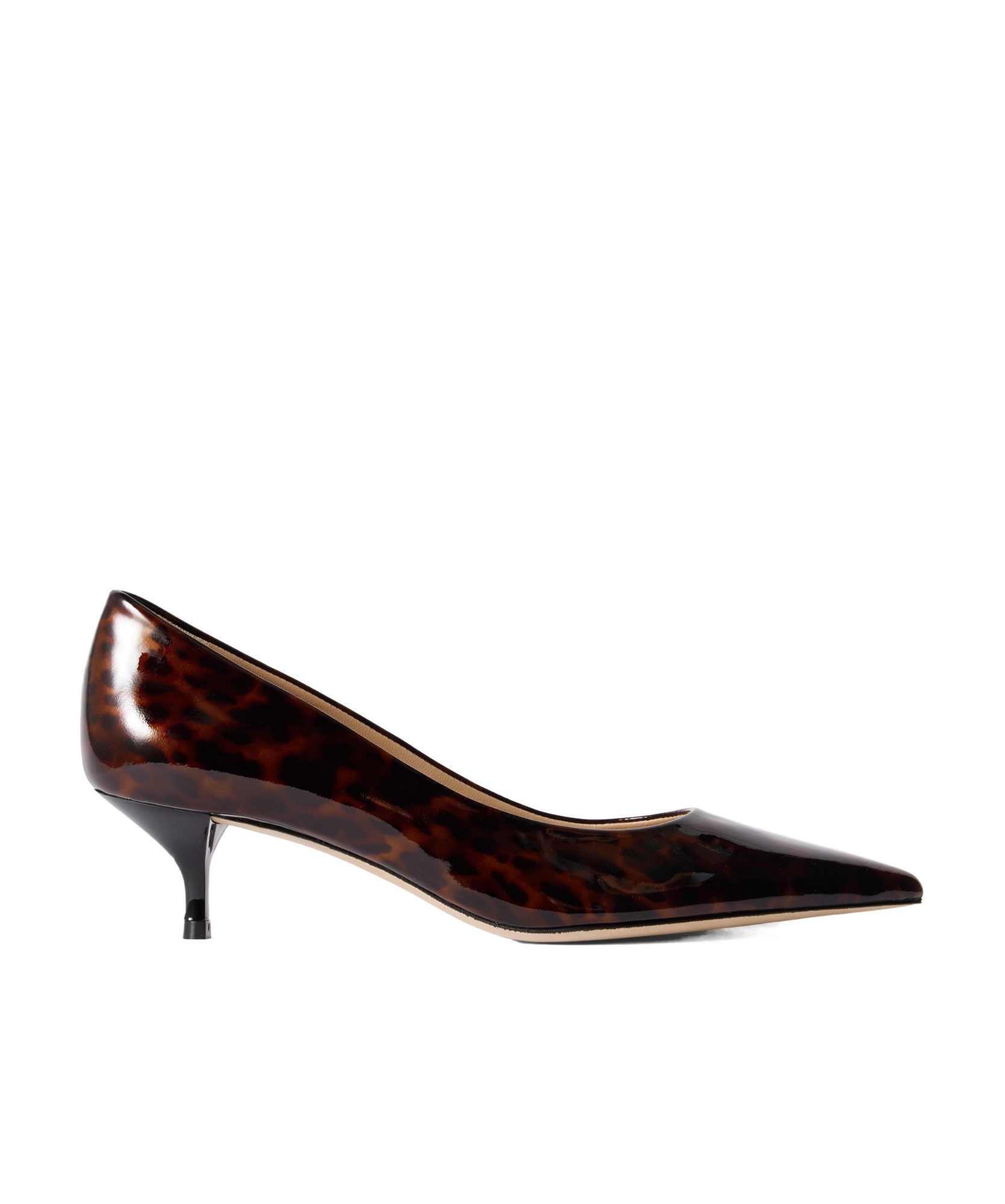 Stuart Weitzman Stuart Power Patent-leather Pumps In Black