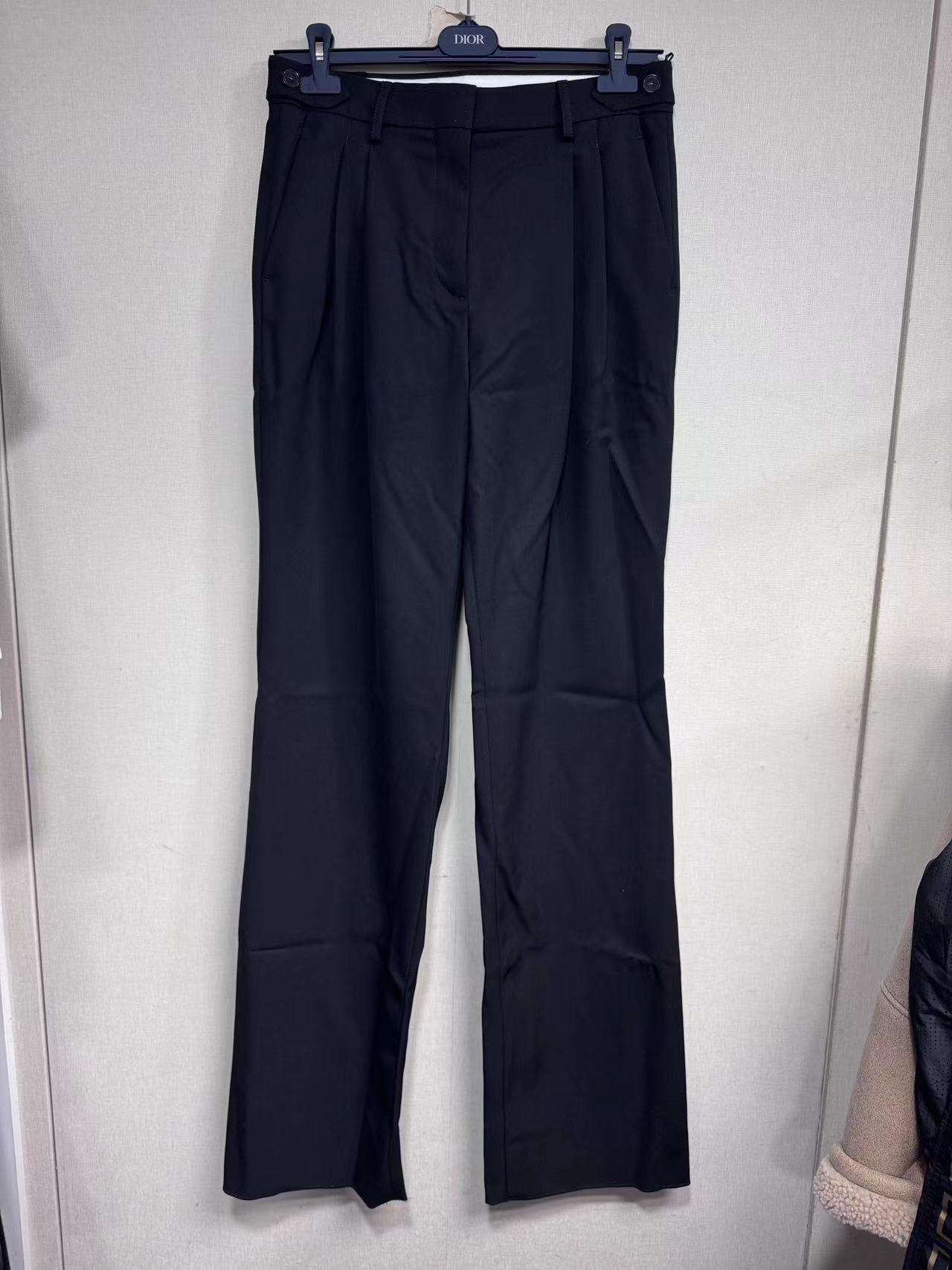 Stella Mccartney High-waisted Tailor-made Trousers In Black