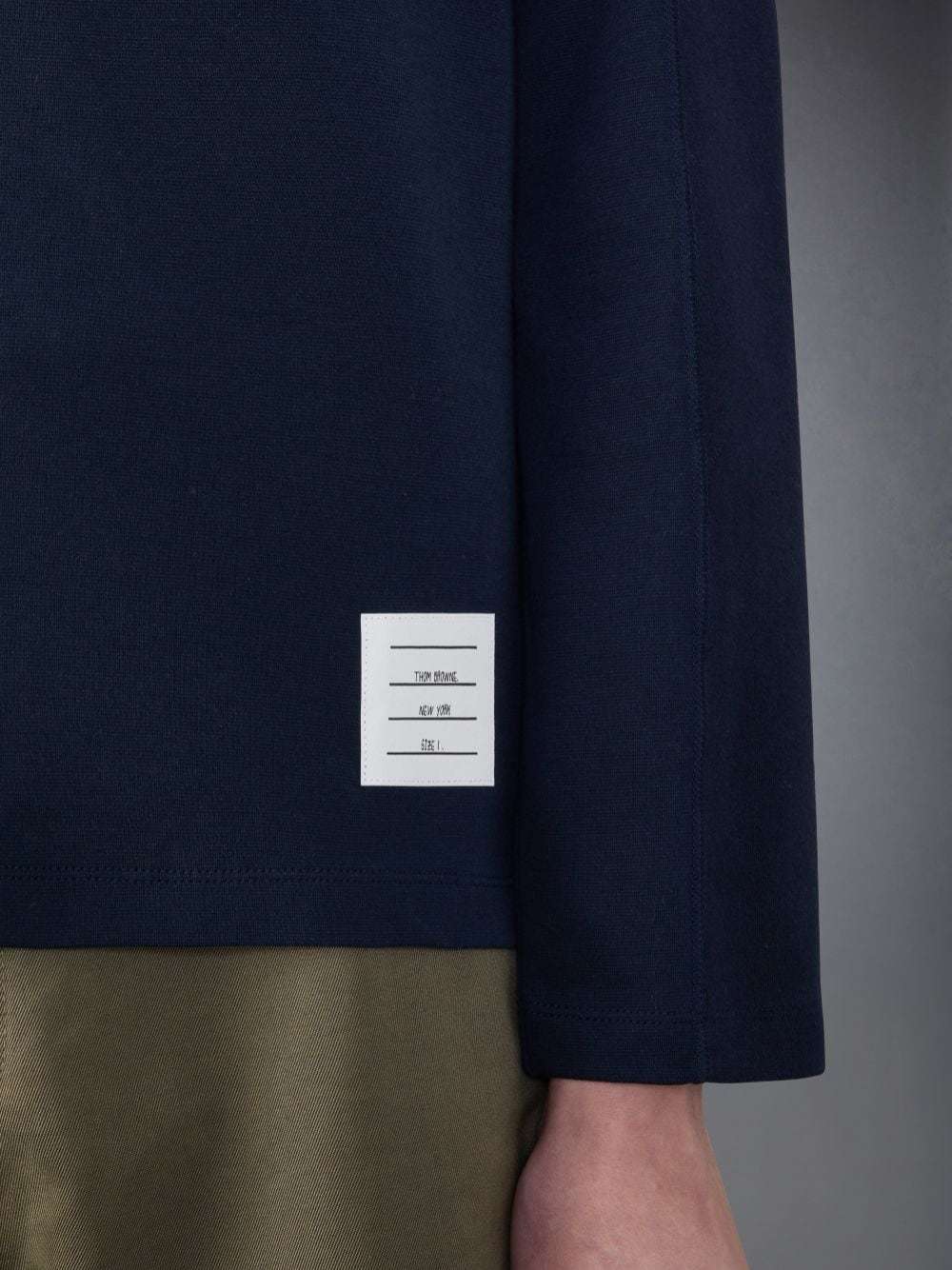 THOM BROWNE THOM BROWNE 4-BAR STRIPED CREWNECK SWEATSHIRT