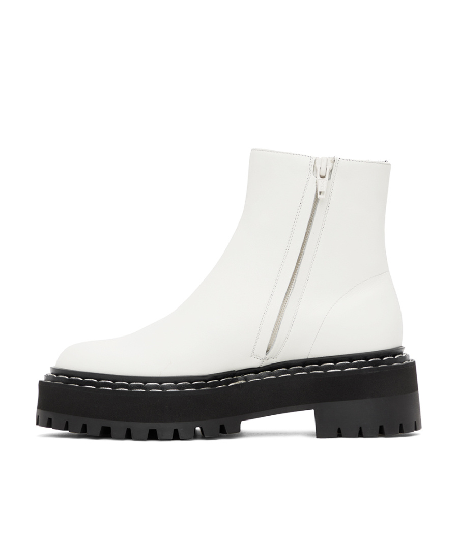 Shop Proenza Schouler And Ankle Boots In White