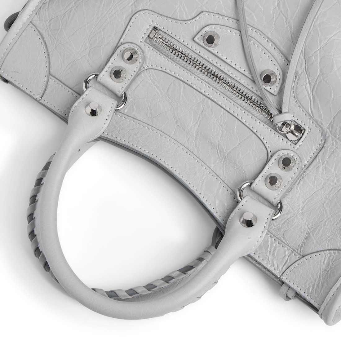 Balenciaga Le City Small Arena Leather Crossbody Bag