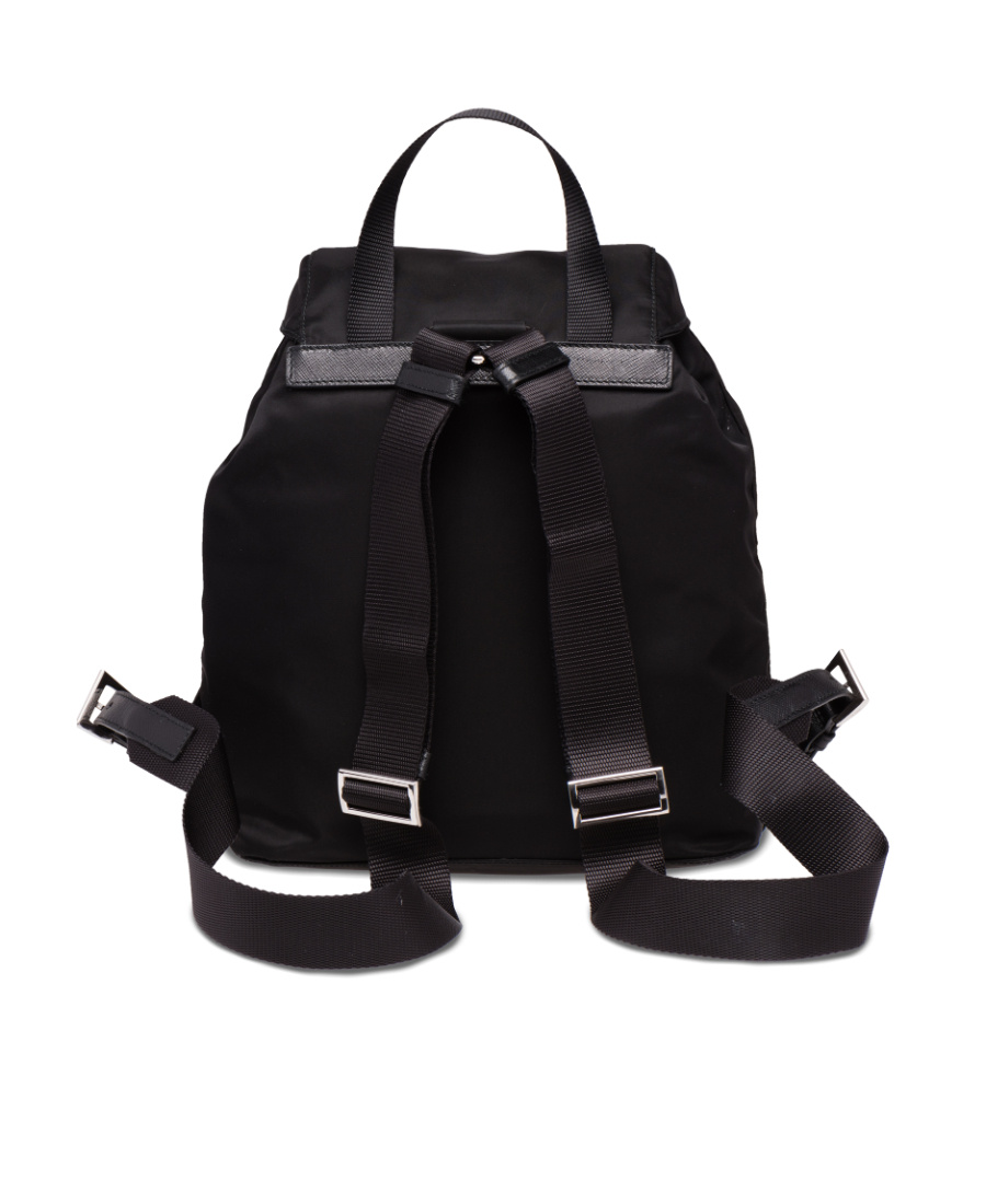 Prada Small Backpack With Adjustable Shoulder Straps In Black