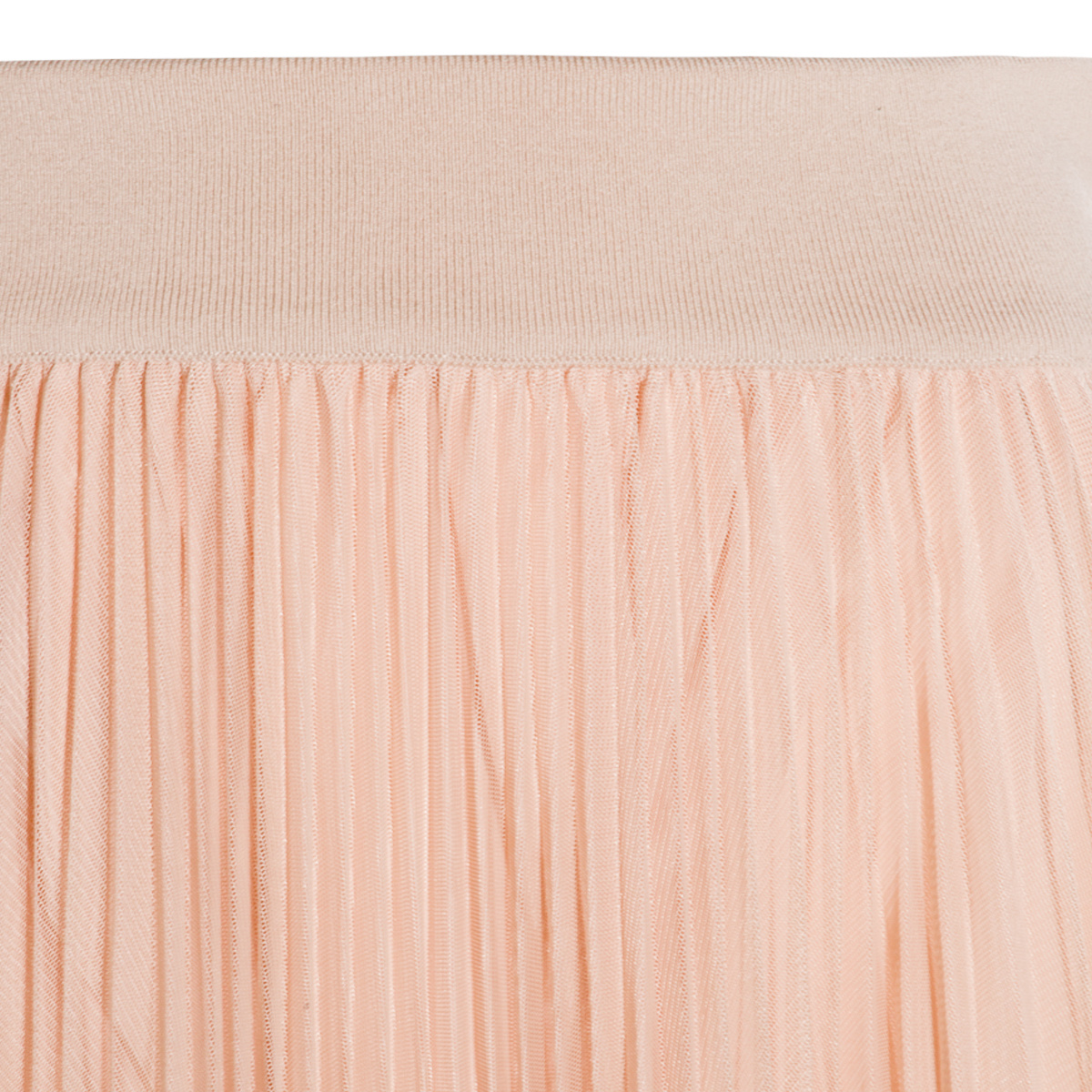 Fabiana Filippi Pleated Tulle A-line Midi Skirt In Neutral