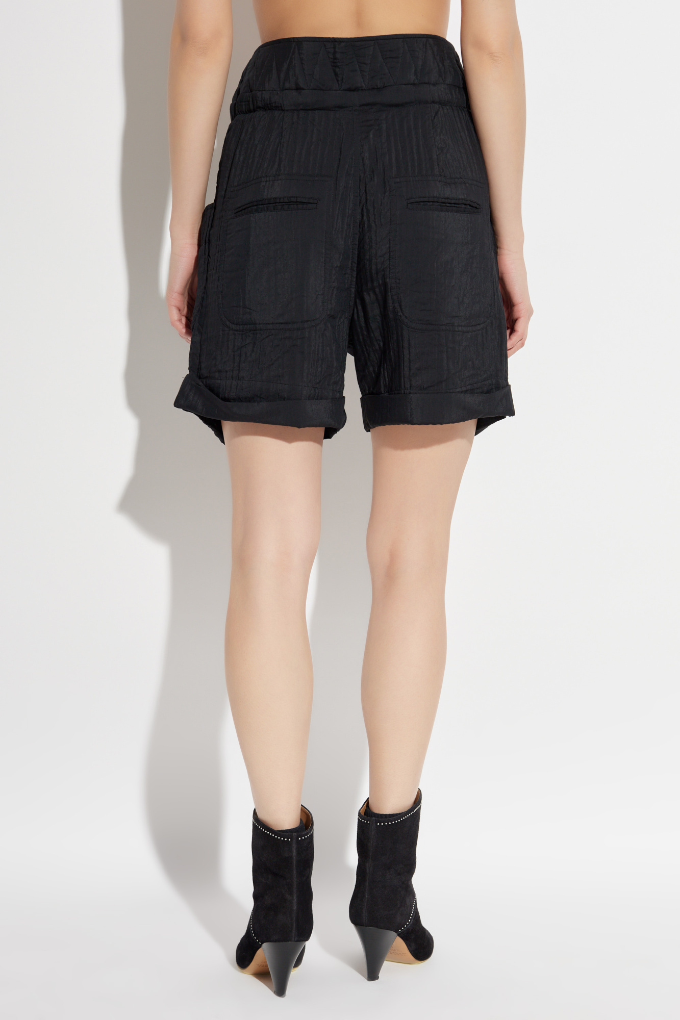 Isabel Marant Étoile Drawstring Shorts In Black