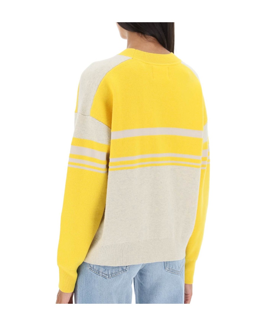 ISABEL MARANT ÉTOILE ISABEL MARANT ÉTOILE CALLIE LOGO INTARSIA CREWNECK JUMPER