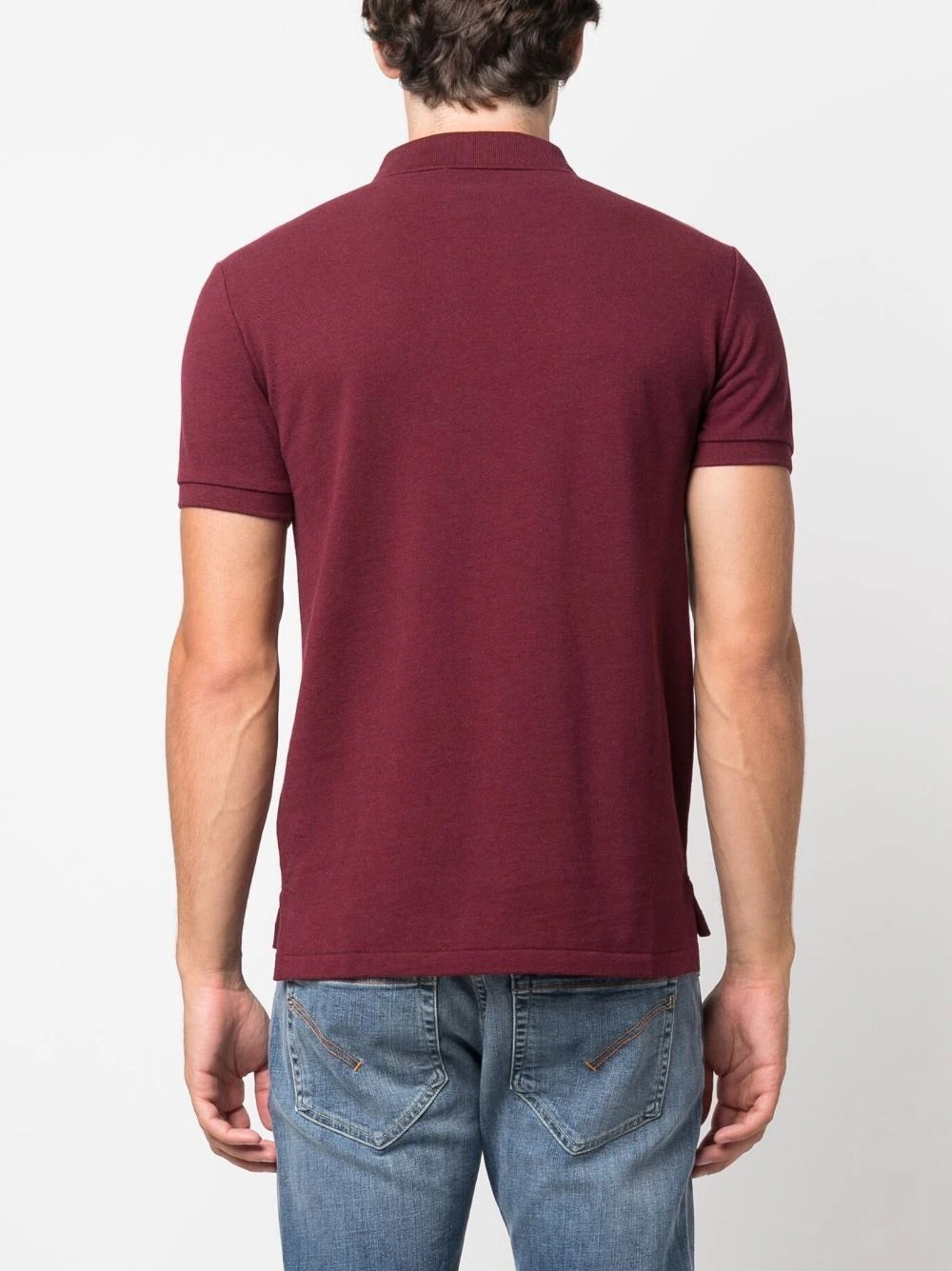 Ralph Lauren Logo-embroidered Cotton Polo Shirt In Red