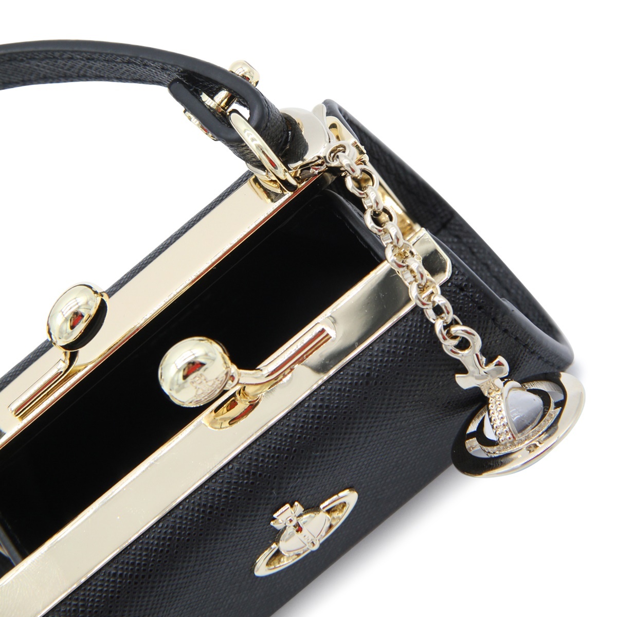 Vivienne Westwood Doll Bag Coin Purse In Black