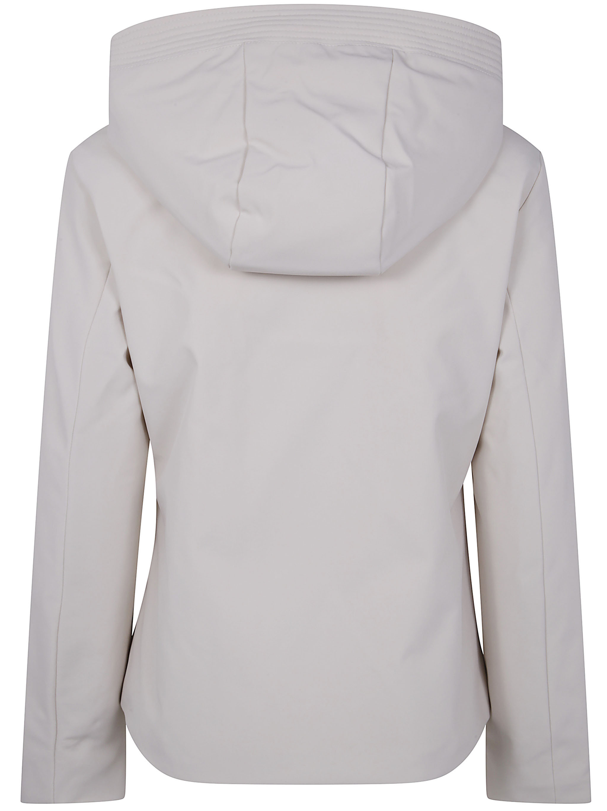 Woolrich Waterproof Hooded Jacket In Neutral