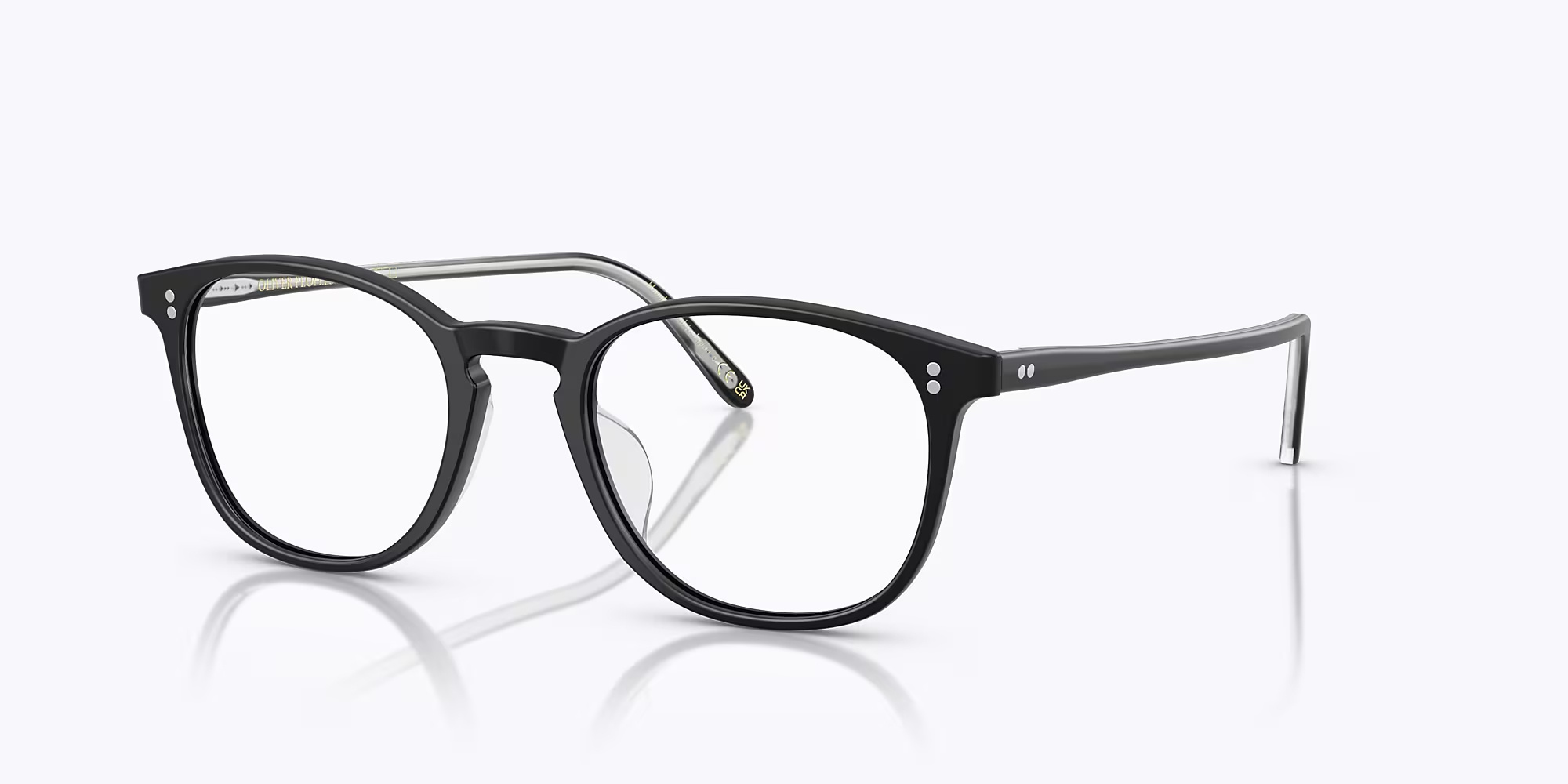Oliver Peoples Full Frame Plain Mirror In Black