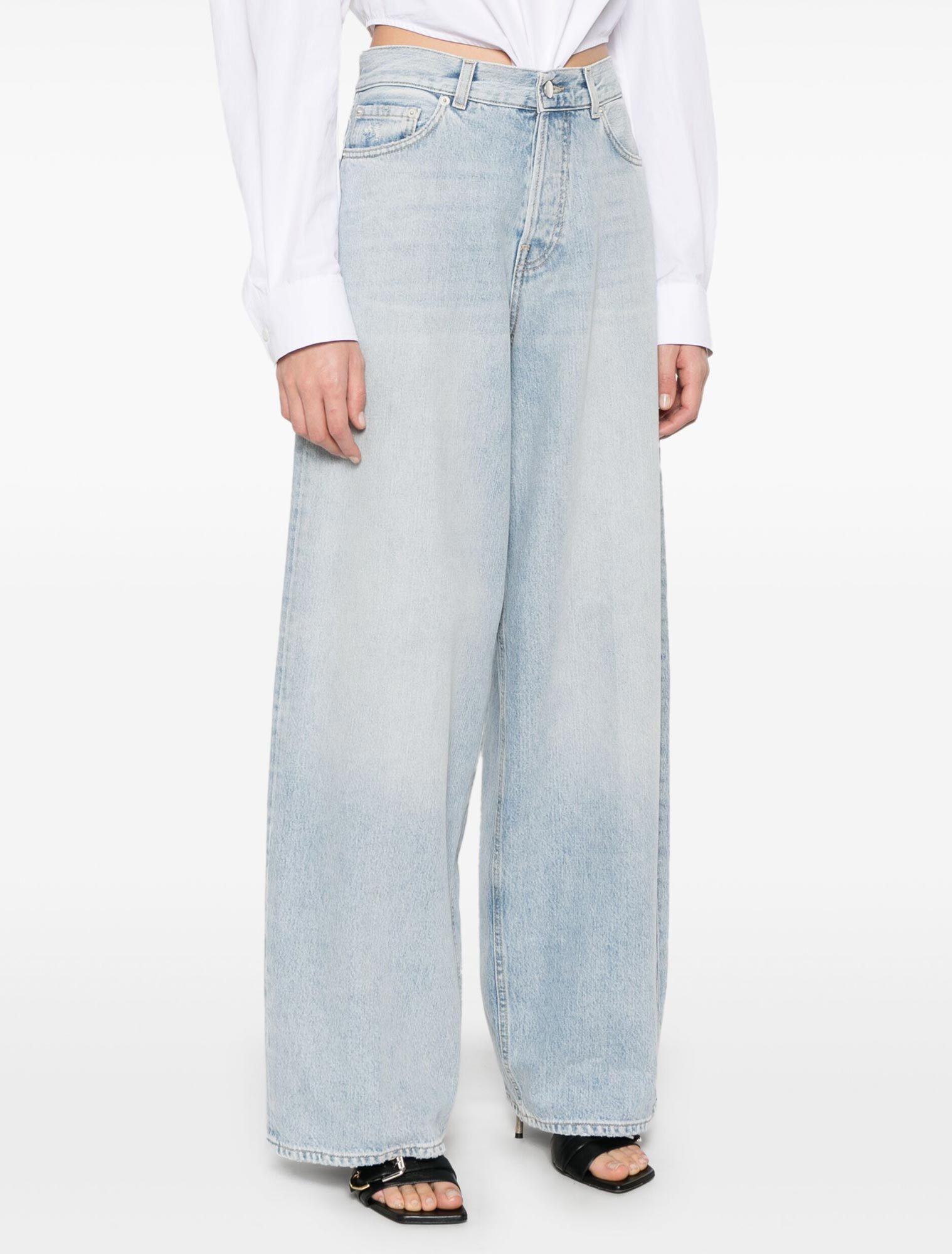 Haikure Light Blue Bethany Jeans In White