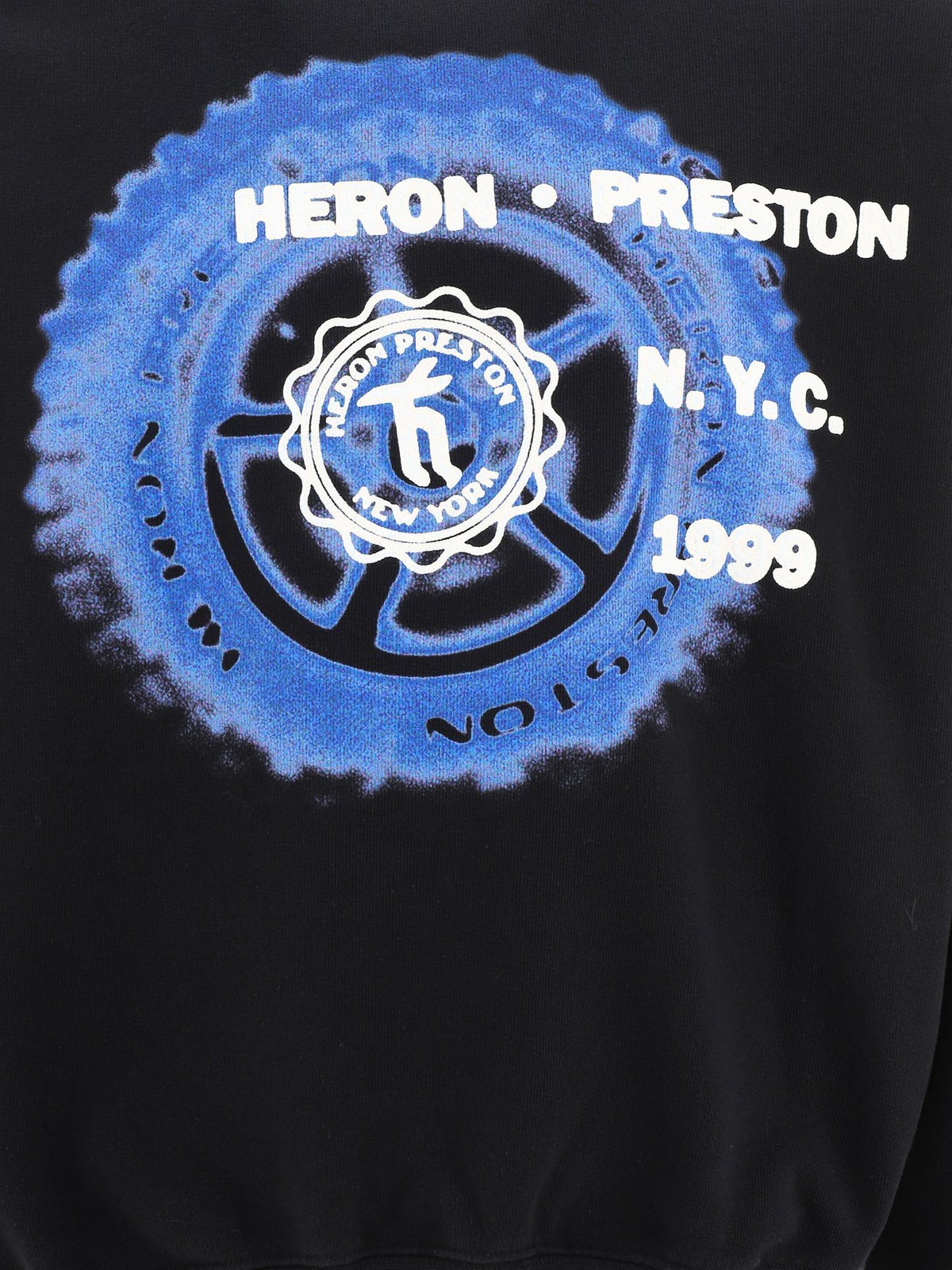 HERON PRESTON HERON PRESTON LOGO PRINT SWEATSHIRT
