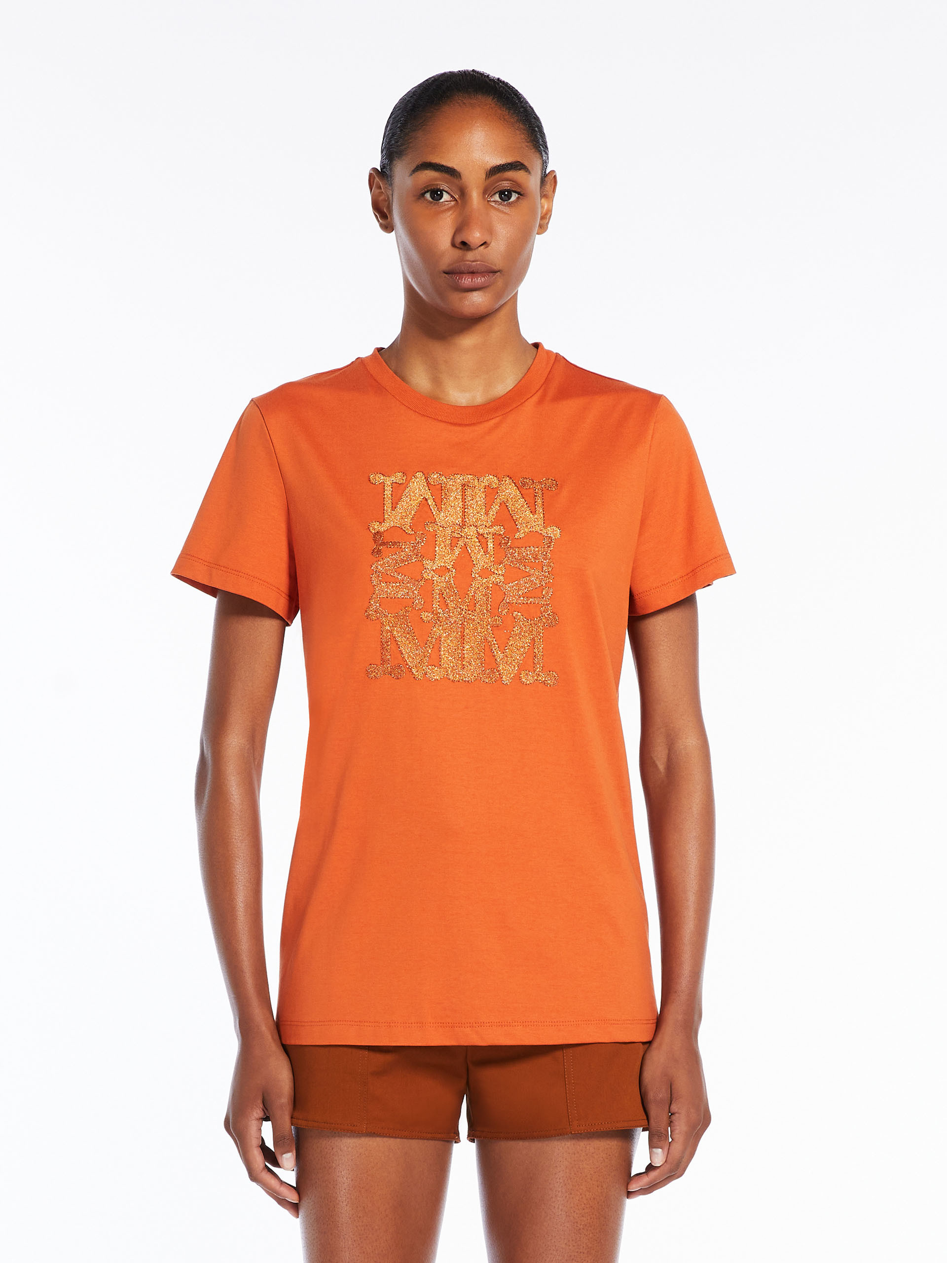Max Mara T-shirts And Polos In Orange