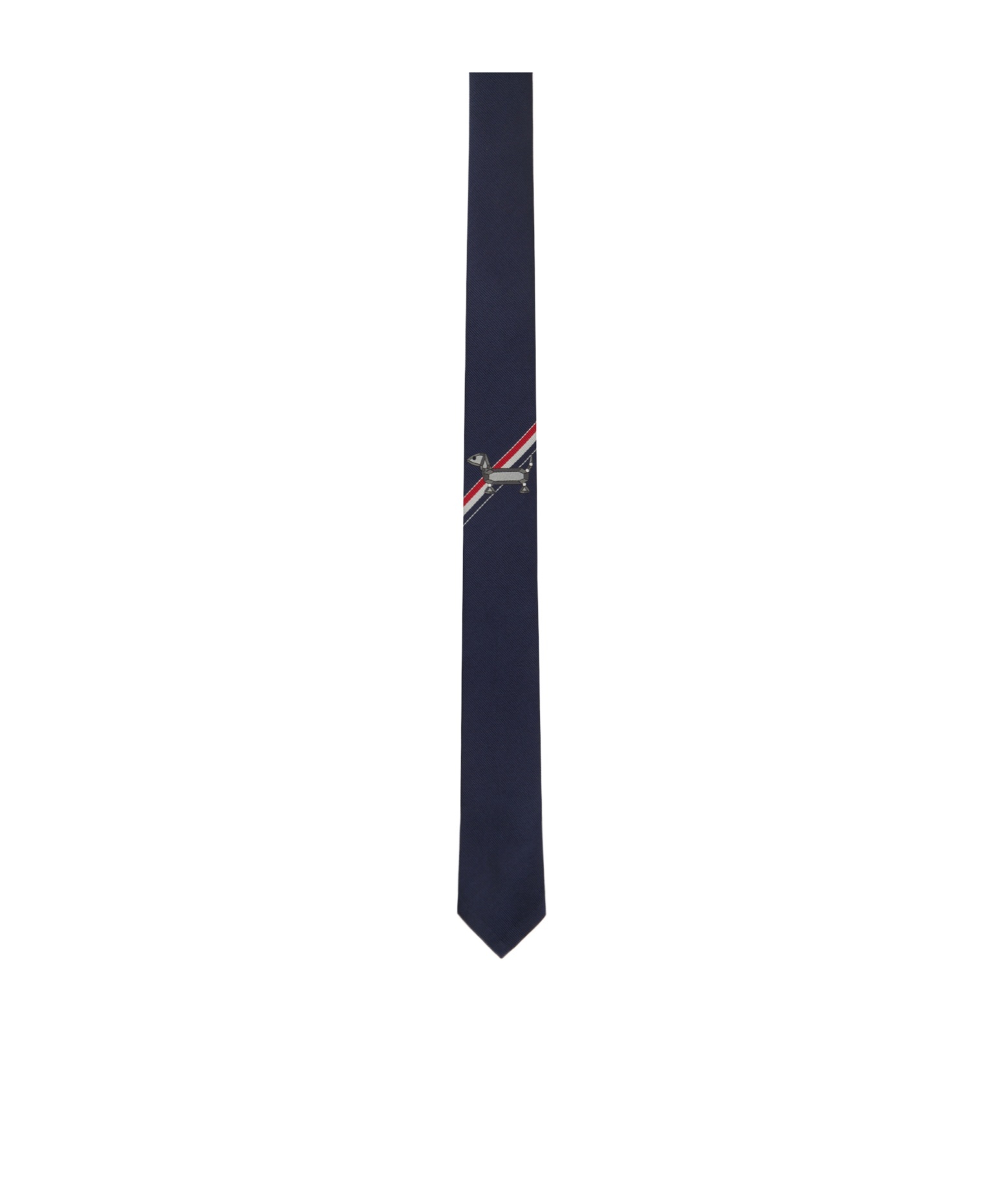 Shop Thom Browne Hector Jacquard Silk Tie In Black